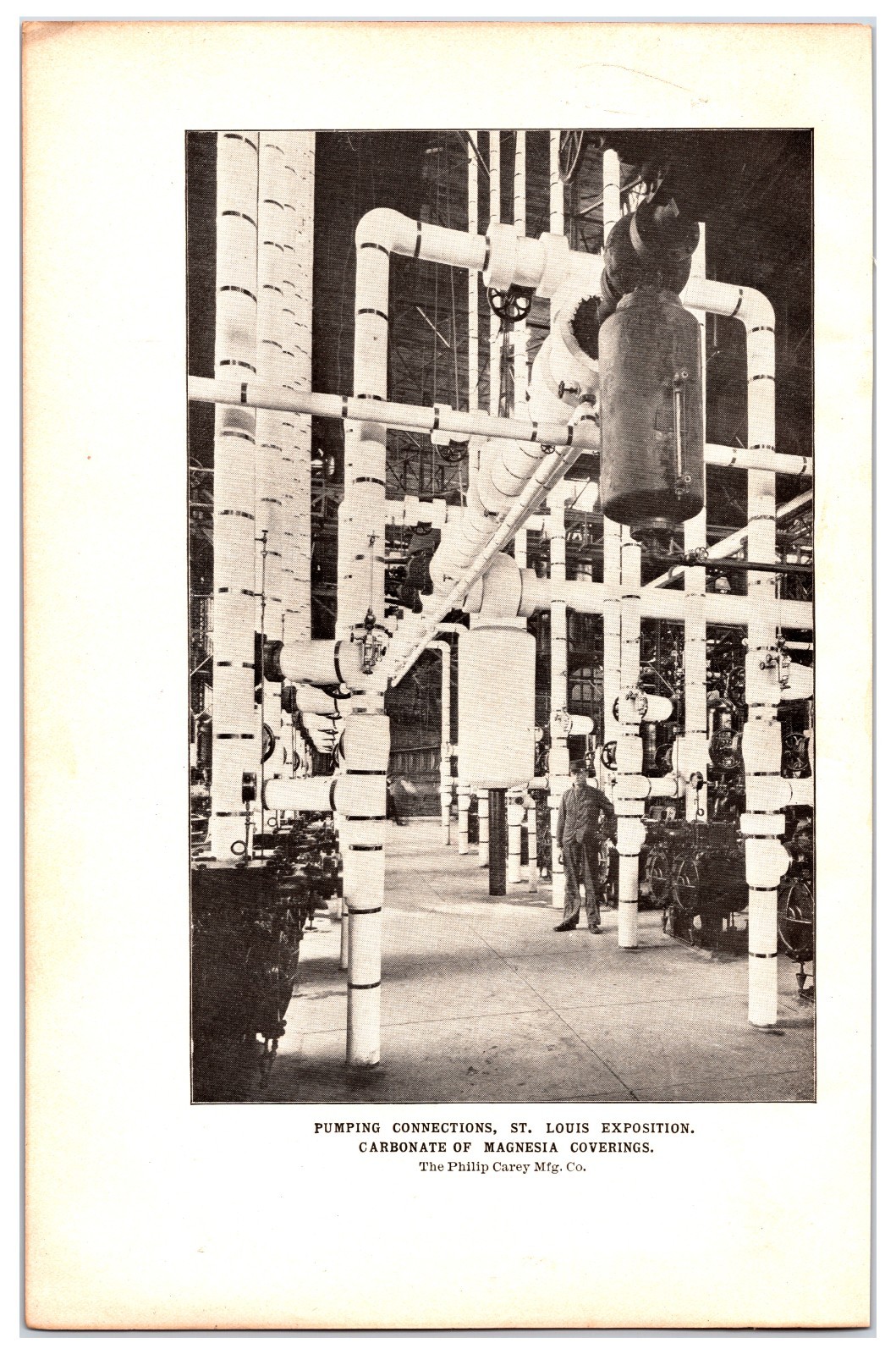 Original 1906 Pumping St. Louis Exposition - Philip Carey Co. - Engineering Page