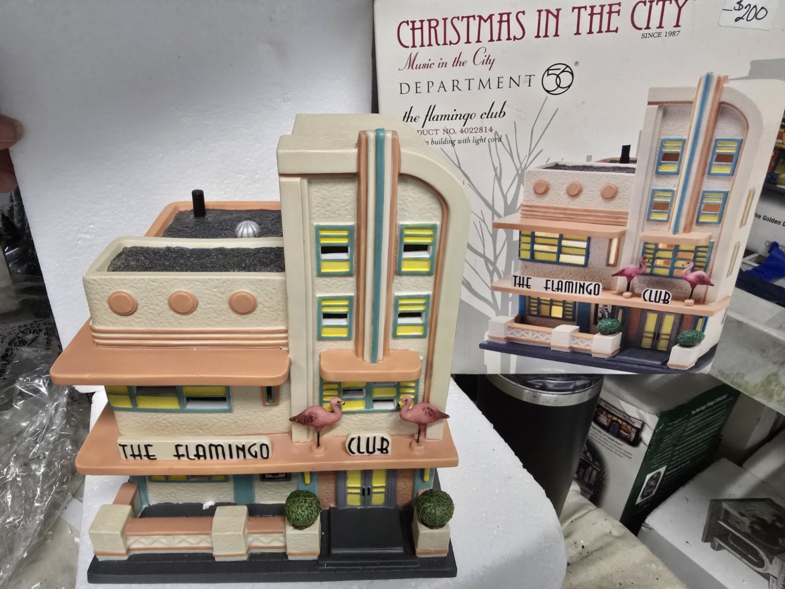 2011 Department 56 Christmas In The City The Flamingo Club New In Box Retired 