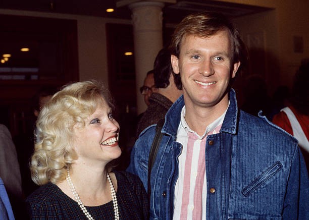 Sandra Dickinson Peter Davison Attending An Event London England S- Old Photo