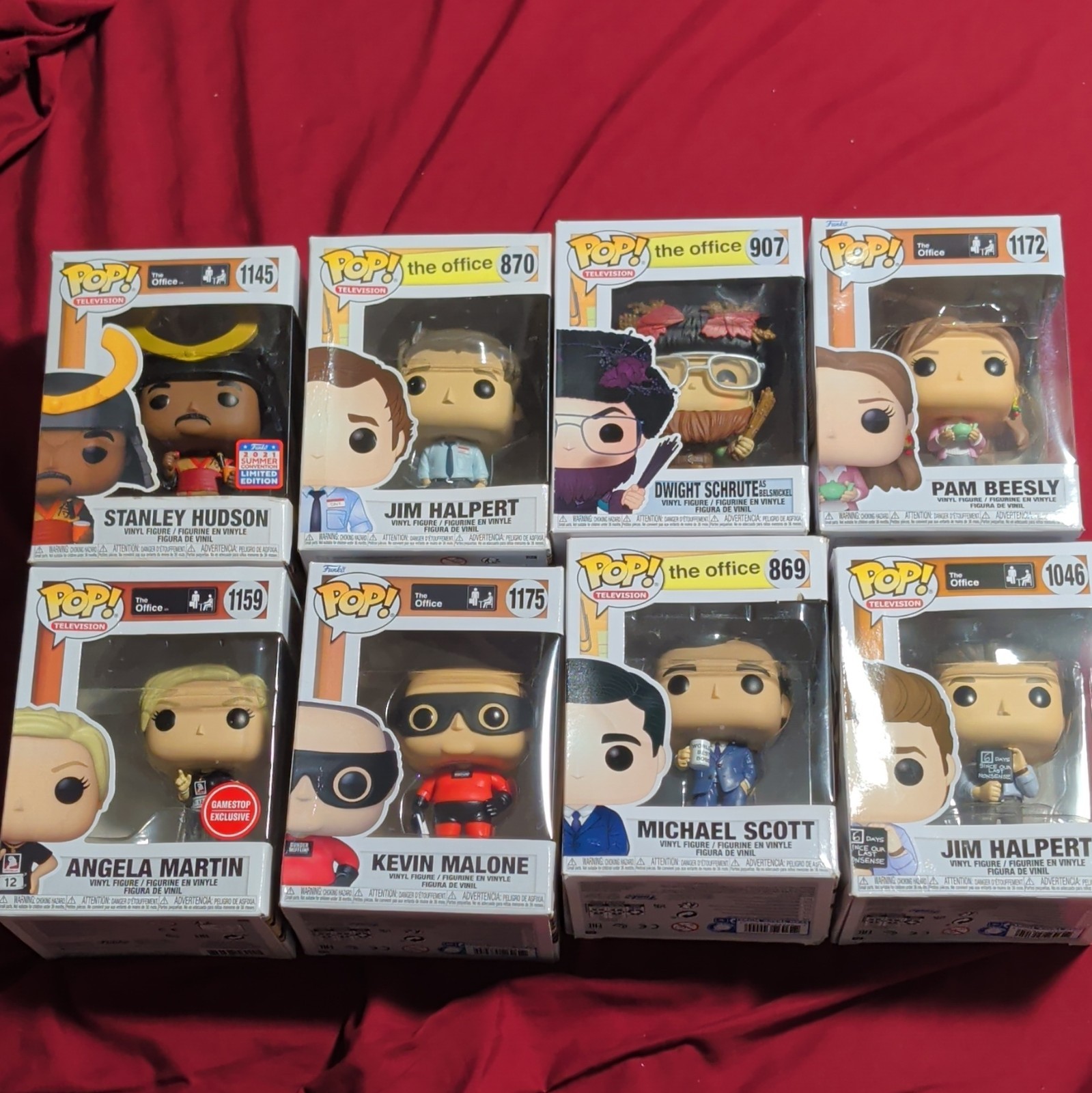 Funko Pop The Office 8pc Vinyl Mixed Lot GameStop Exclusive damaged