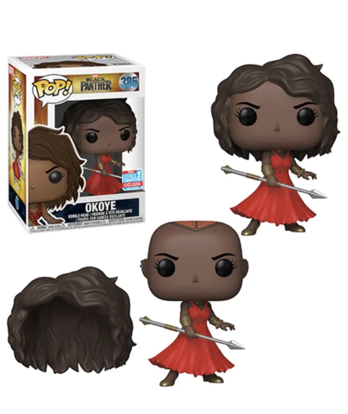 Marvel Black Panther Funko Pop Okoye #385 Fall NYCC Convention Exclusive MINT