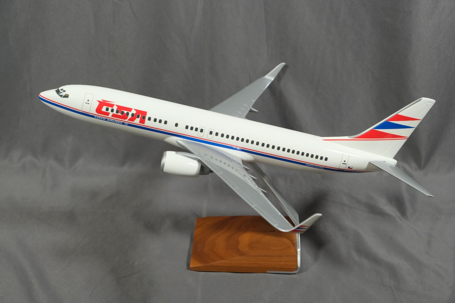 Rare Vintage PacMin 1/100 CSA Czech Airlines Boeing 737-80W Winglets Model