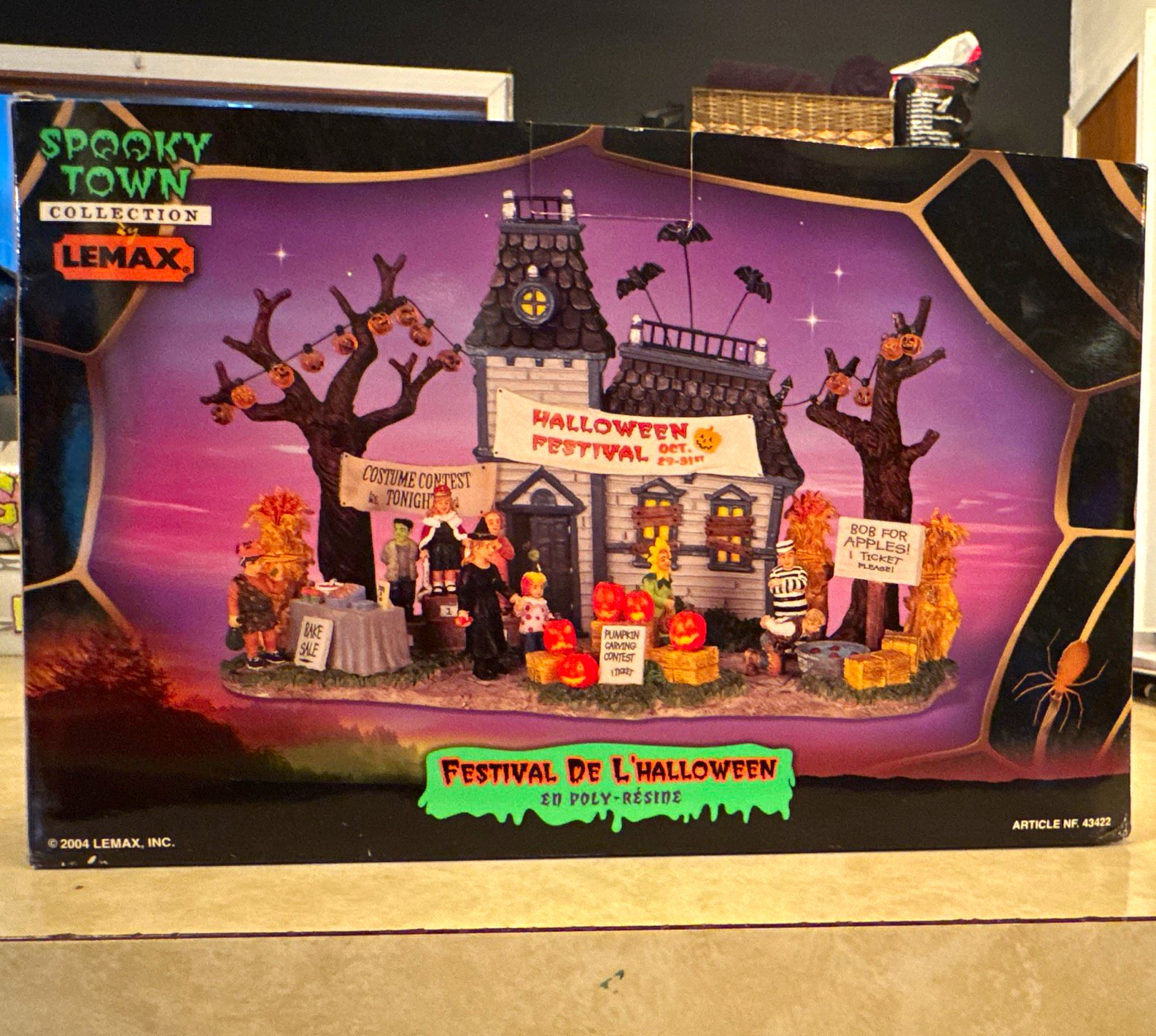 Lemax Spooky Town Festival De L\'Halloween Halloween Village 2004 retired #43422