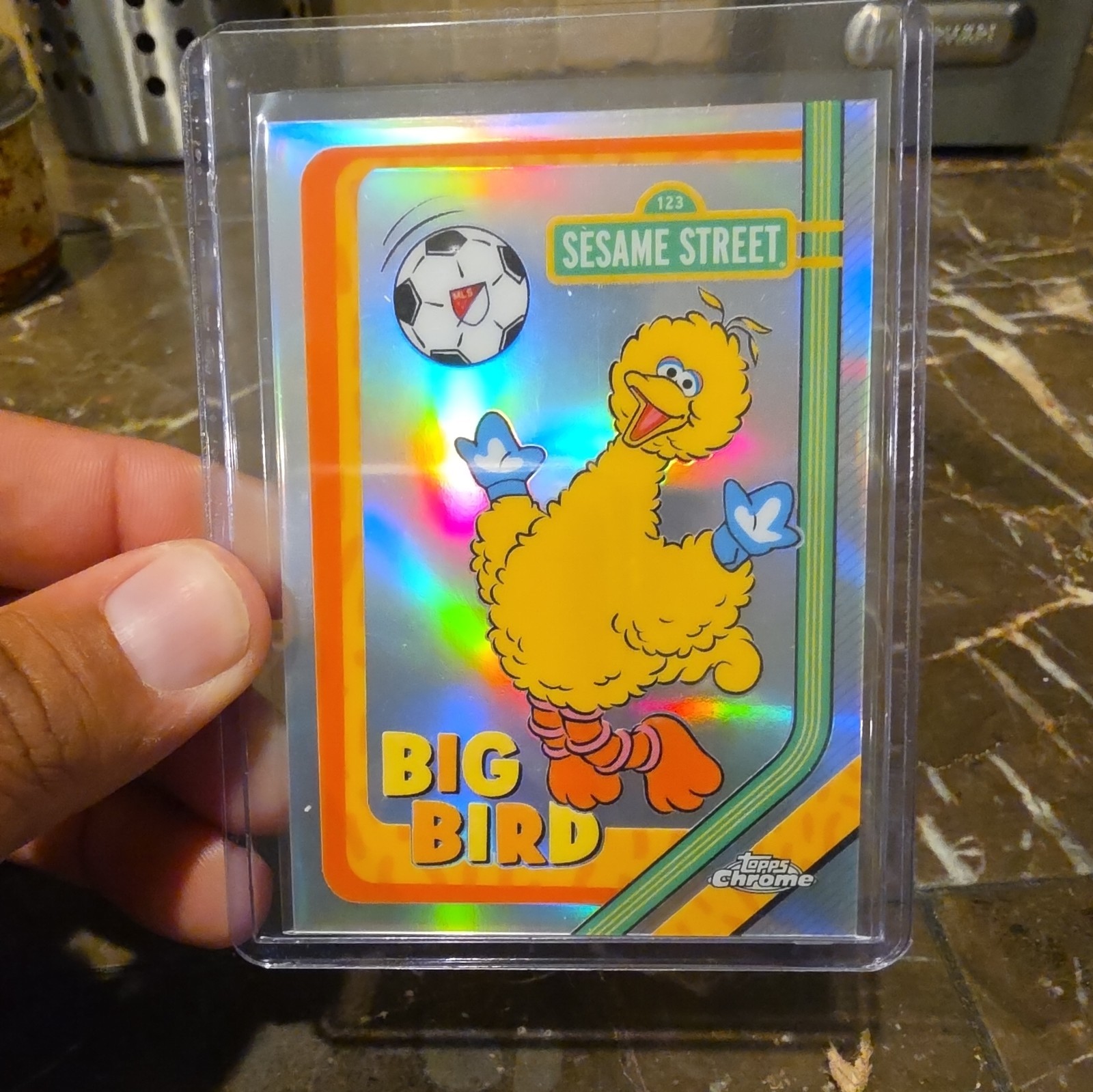 Topps 2026 Chrome MLS Sesame Street Big Bird Insert Card SS-3