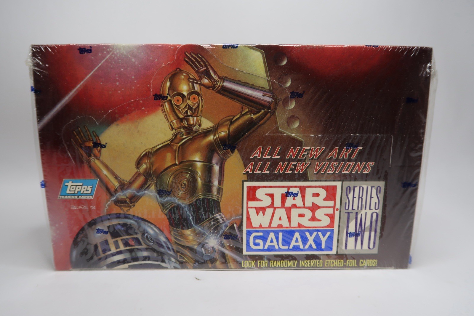 1994 Topps Star Wars Galaxy Trading Card Series 2 Etch Foil Cards Sealed Box C10