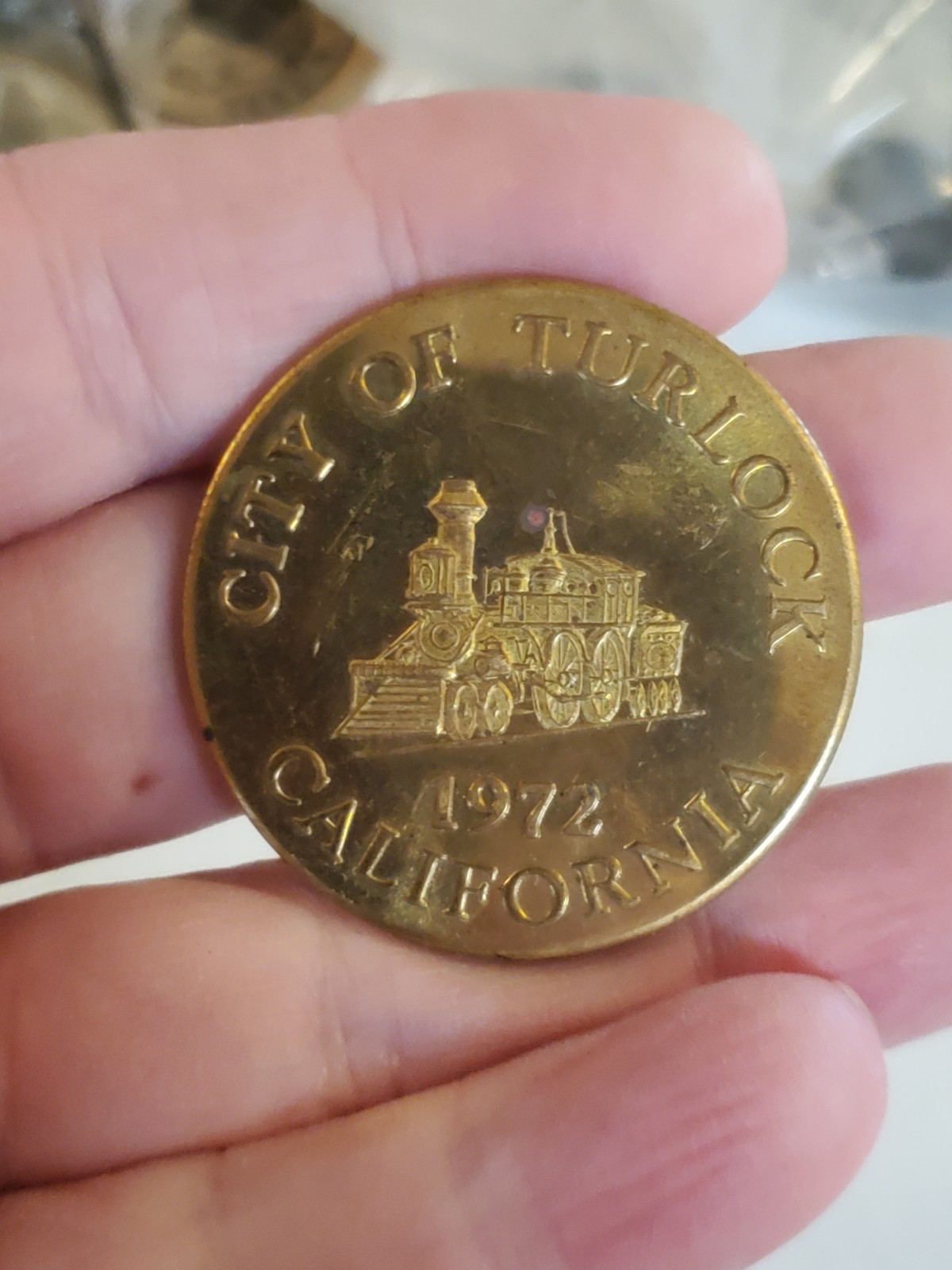 City of Turlock, California souvenir token 1972