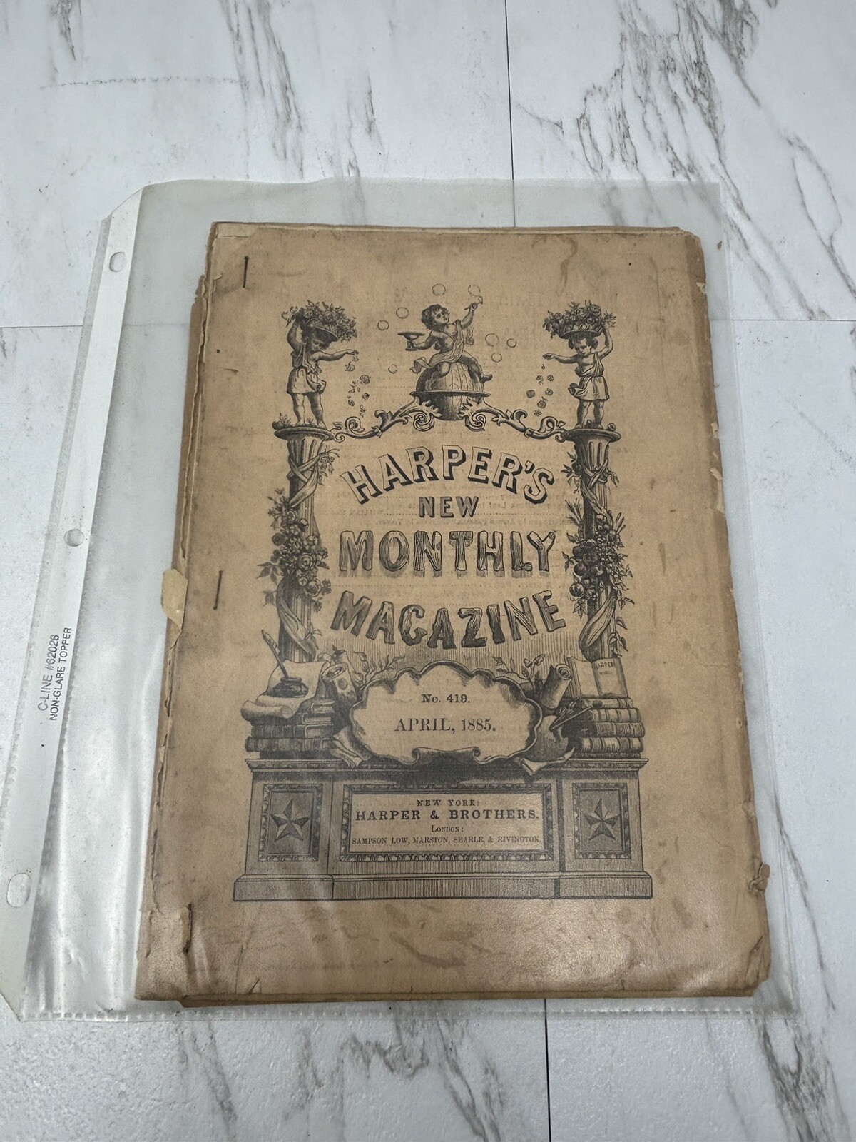 Antique April 1885 Harpers New Monthly Magazine