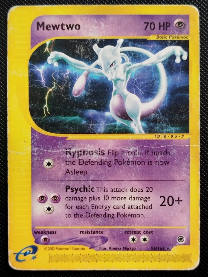 (HP) Mewtwo 56/165 2002 Expedition Base Set Regular Pokemon Card