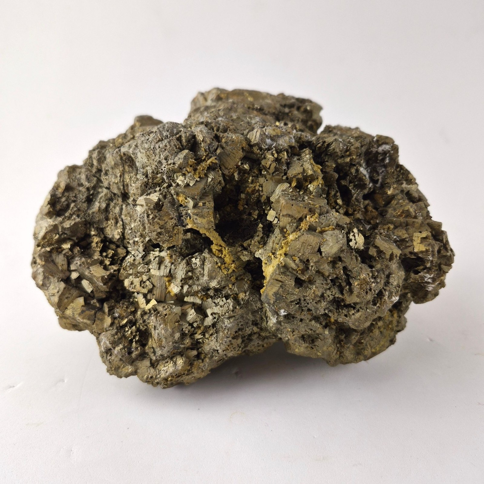 HUGE 12.6 LB Iron Pyrite Ore Crystal Cluster - Large Fools Gold Natural Rock 