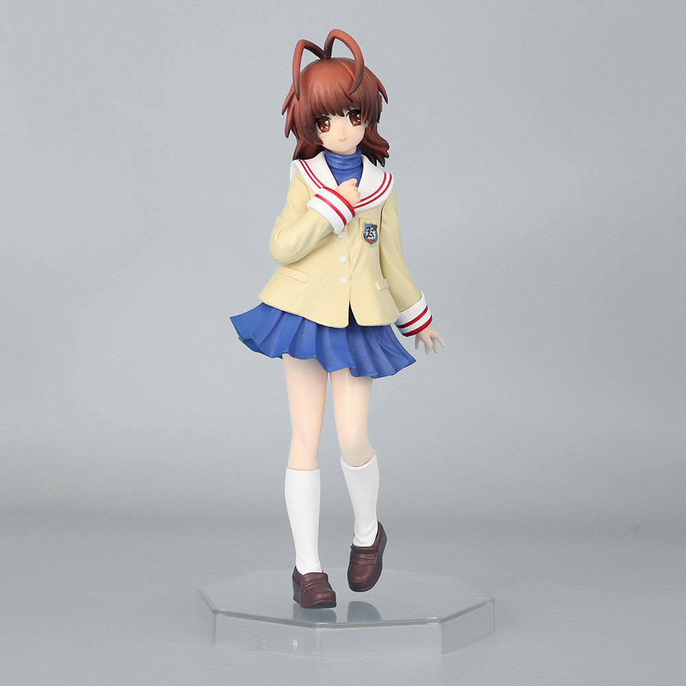 Clannad Nagisa Furukawa Anime Figure PVC Collectible Model Desktop Decor Toy New
