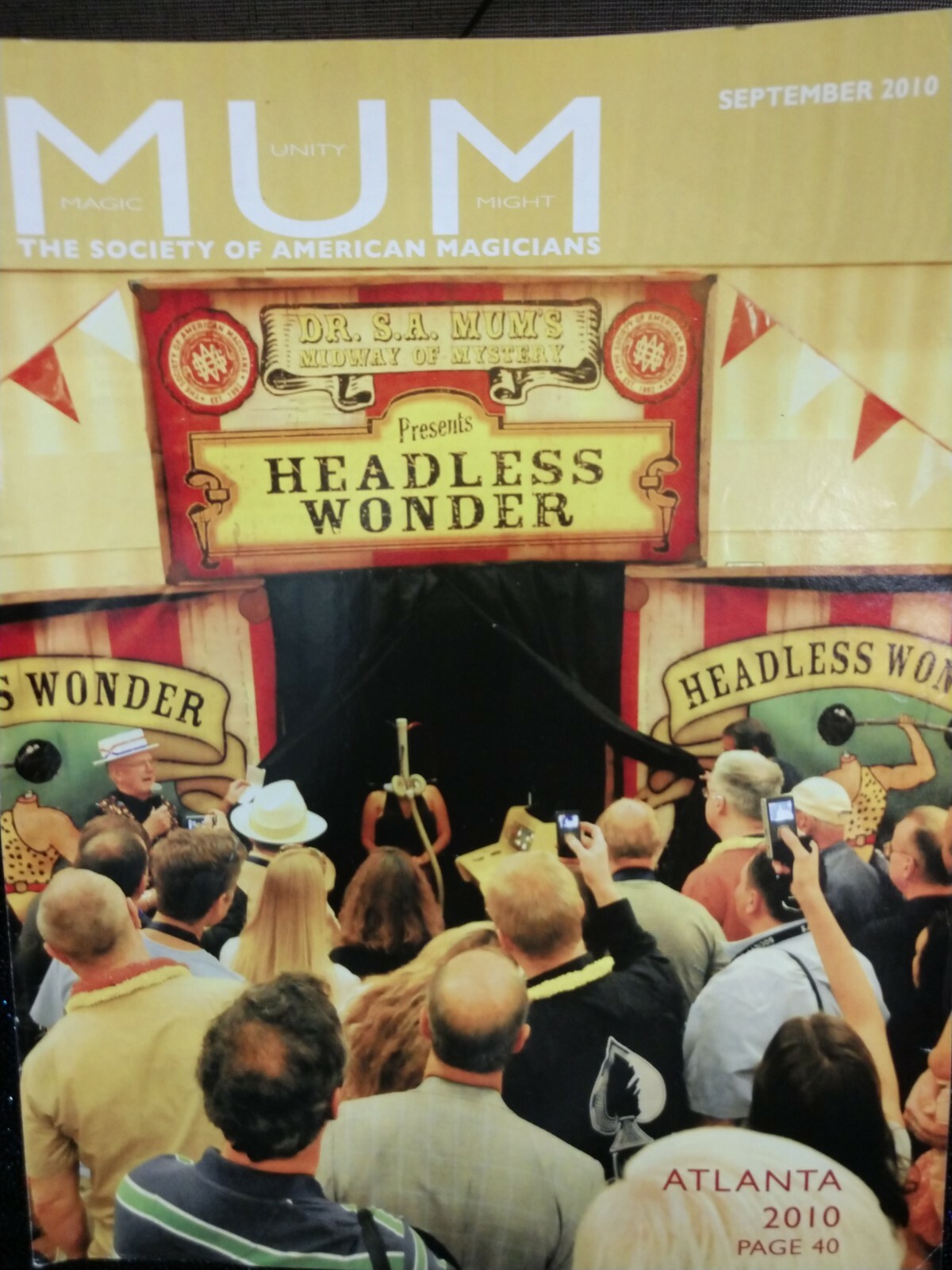 Dr. S. A. Mum's Midway of Mystery Issue MUM Magazine 2010