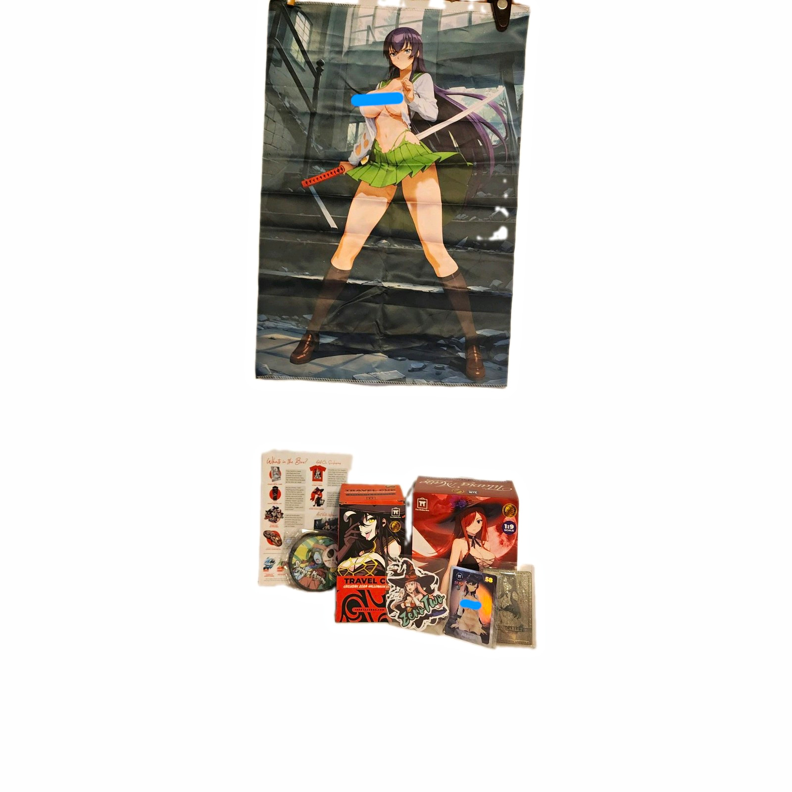Otaku Box Anime Merchandise Lot Saeko & Erza Scarlet Halloween Box