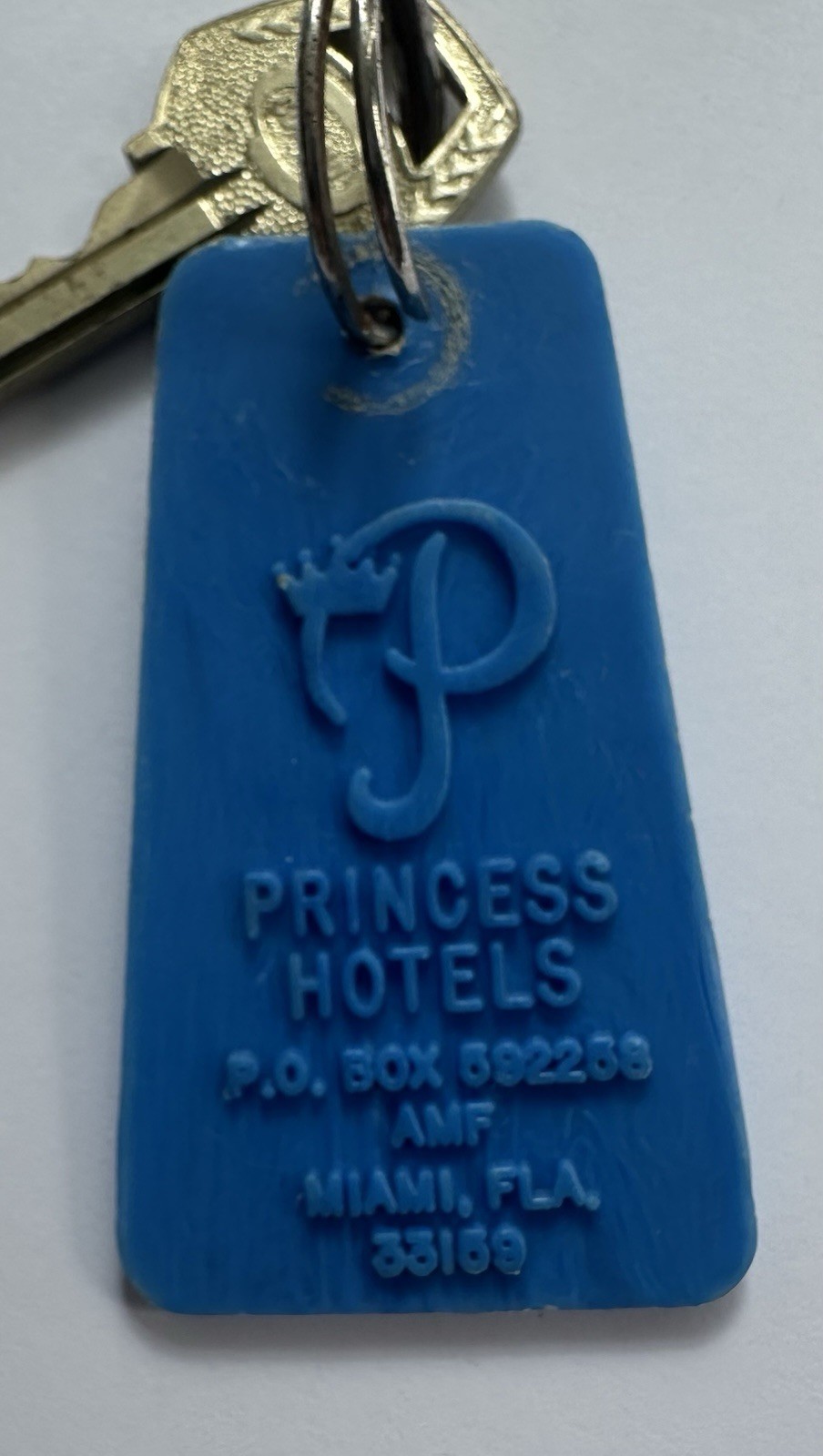 1970S Princess Hotels Miami, Florida Hotel Room Key #776 Card Fob