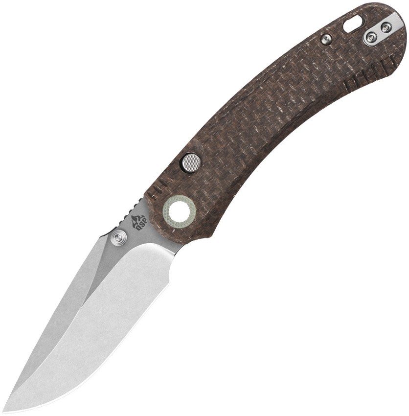 QSP Knife Coyote Brown GITD Micarta Folding Nitro-V Pocket Knife 174A1