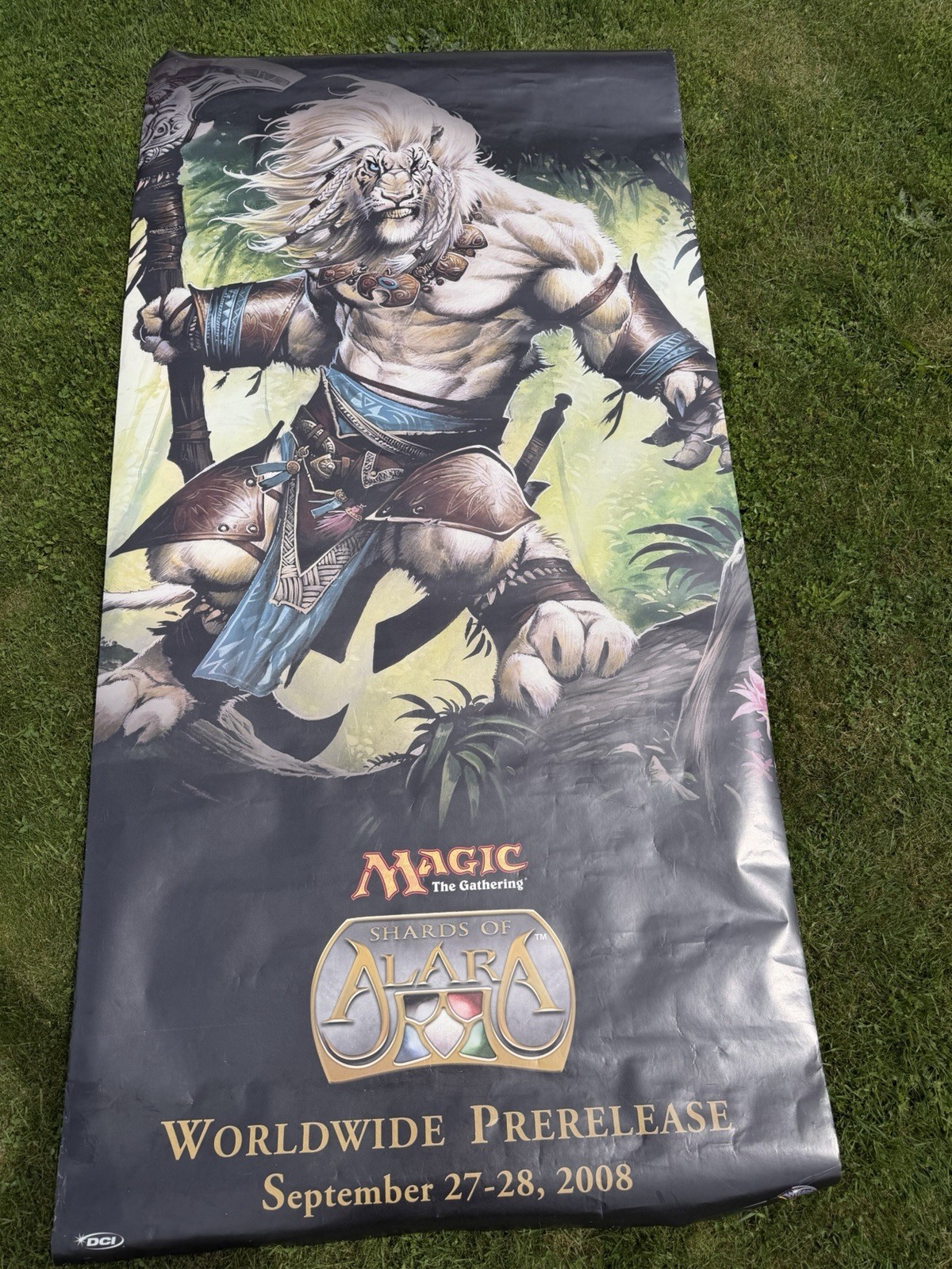 2008 Magic The Gathering Prerelease Tournament Banner Poster 8ft x 4ft Rare MTG