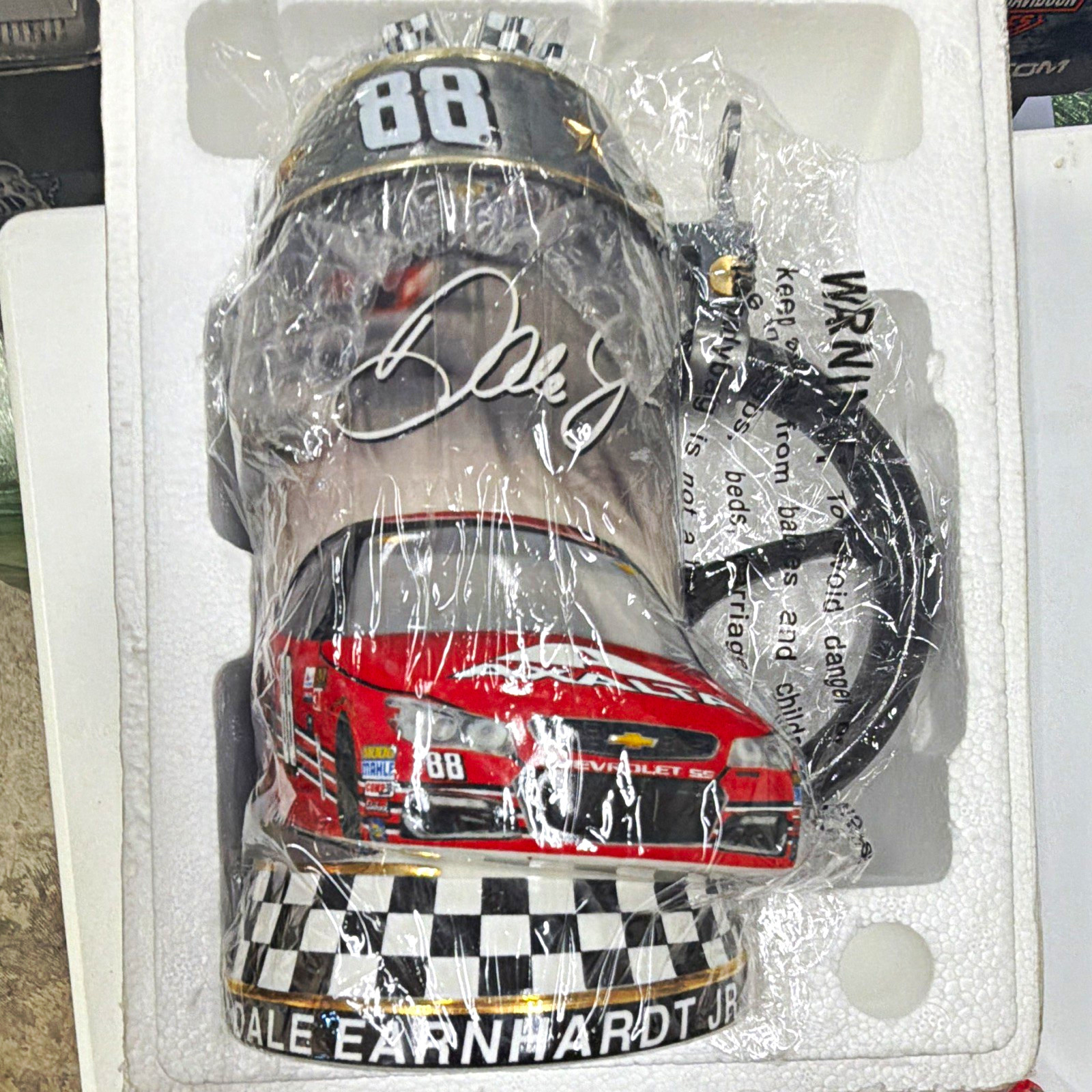 The Bradford Exchange Dale Earnhardt Jr Legendary Career Lidded Stein Breweriana