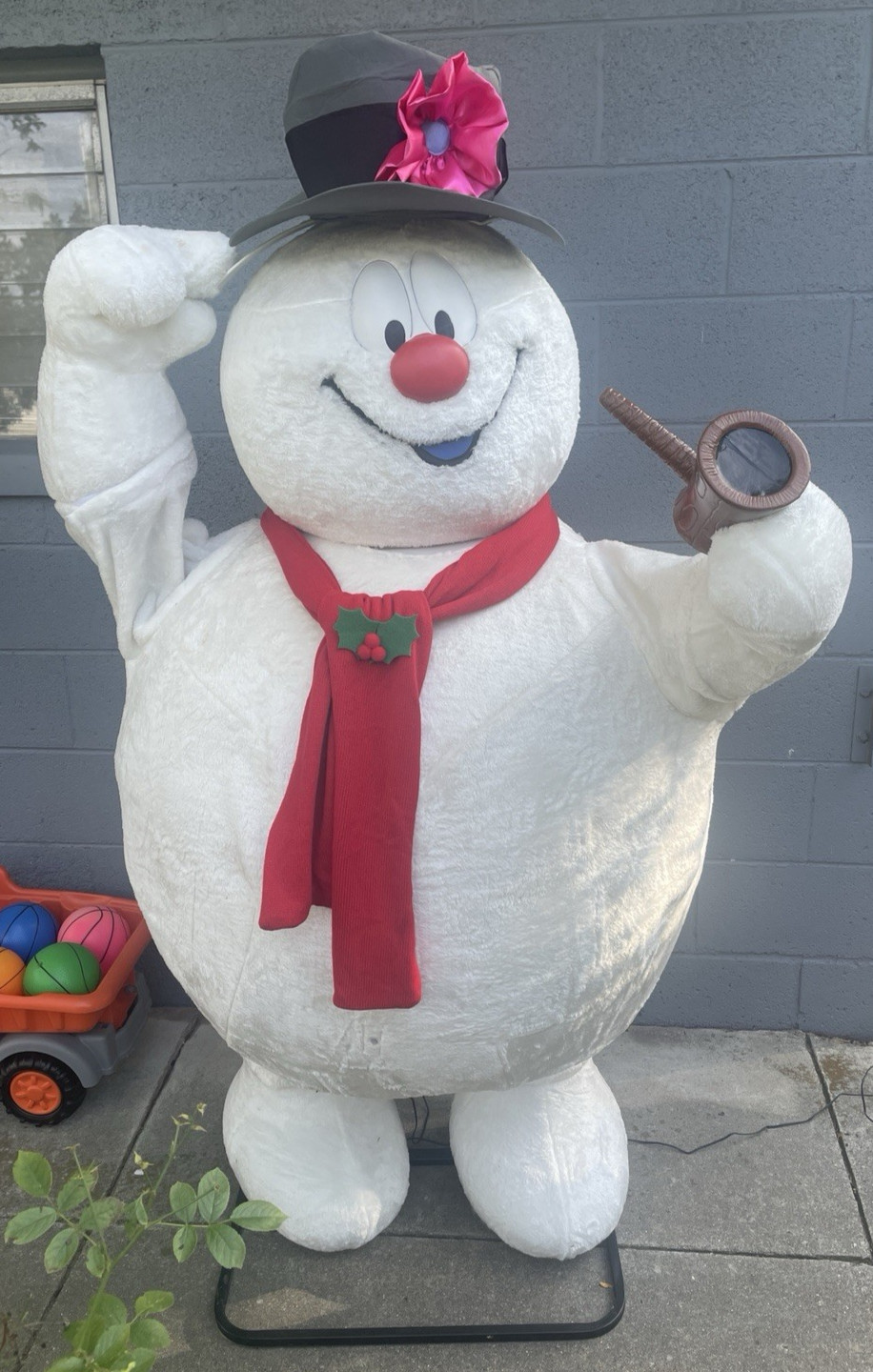 5.9 FT ANIMATED FROSTY THE SNOWMAN CHRISTMAS ANIMATRONIC
