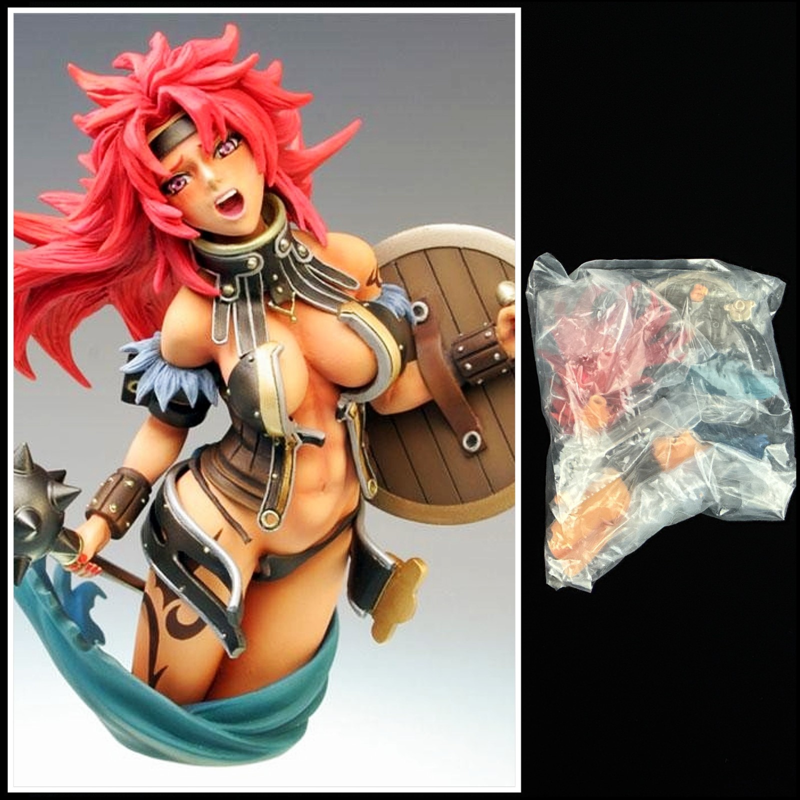 Medicos Queen's Blade Risty 2P Color Ver. Super Chouzou Bust Anime Figure Japan