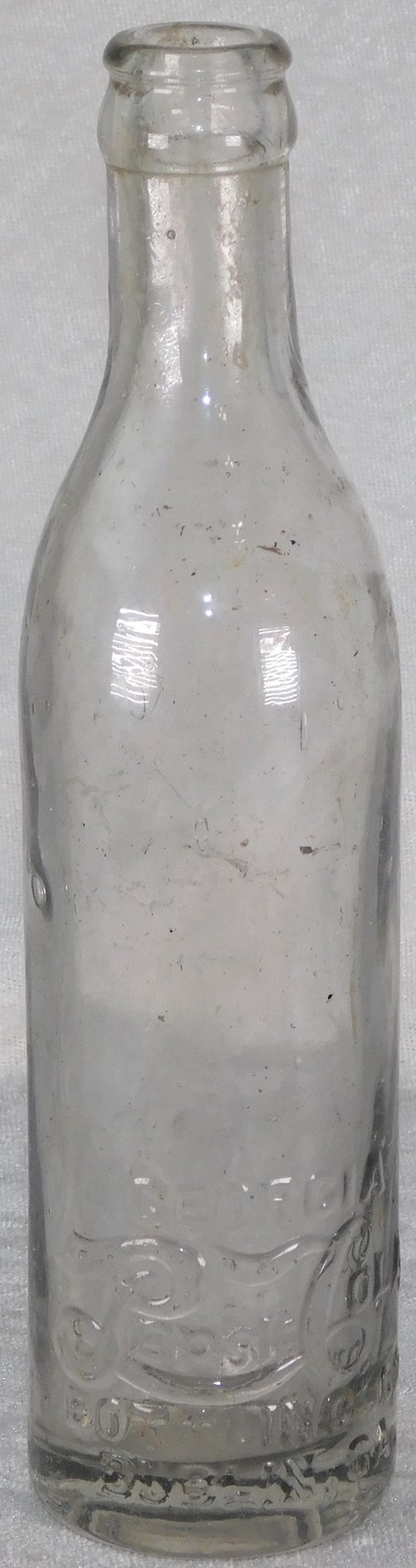Antique 1911 RARE Pepsi Cola Dublin Georgia Straight Side Glass Soda Bottle