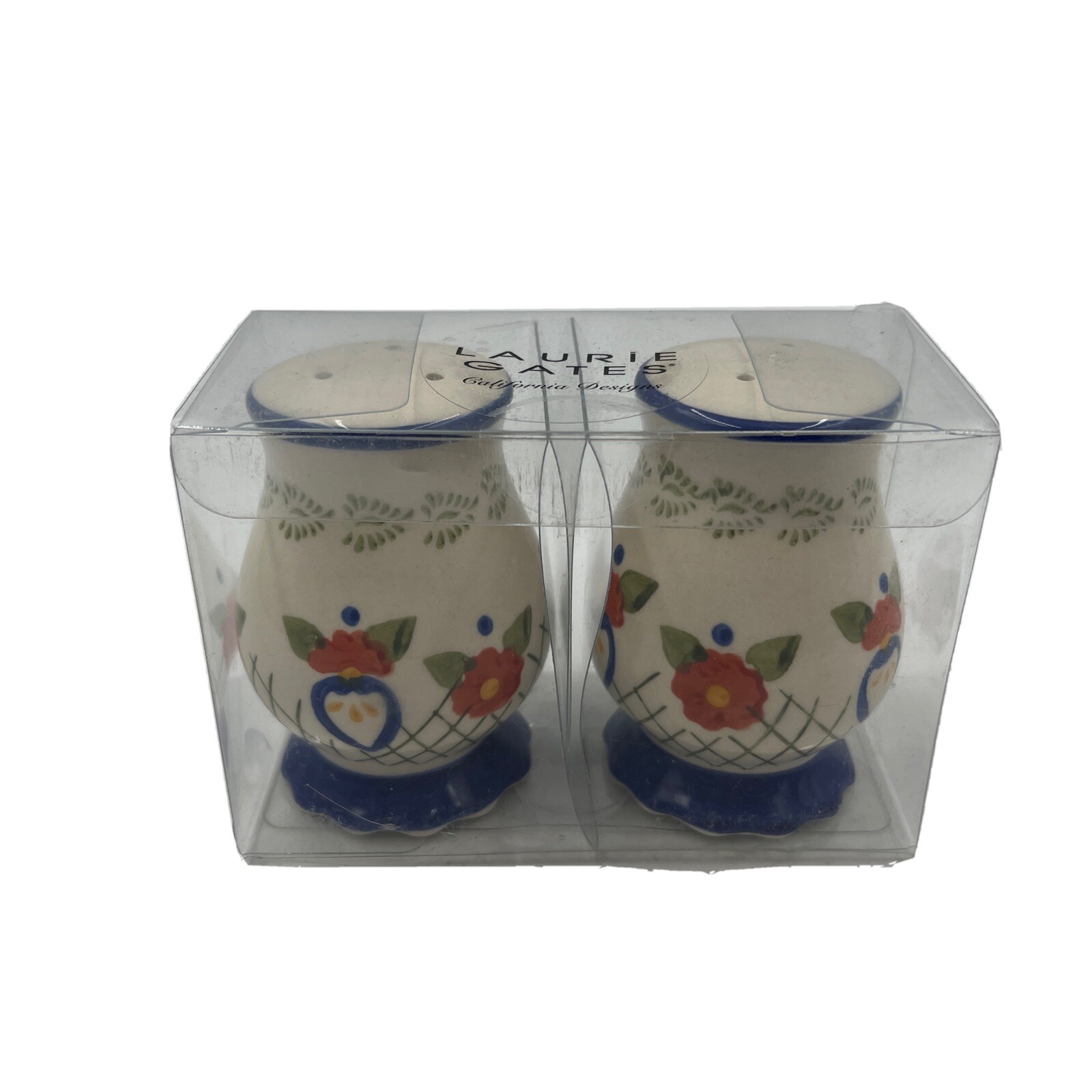 Laurie Gates Ceramic 2x3.5in Salt and Pepper Shakers AA01B53013
