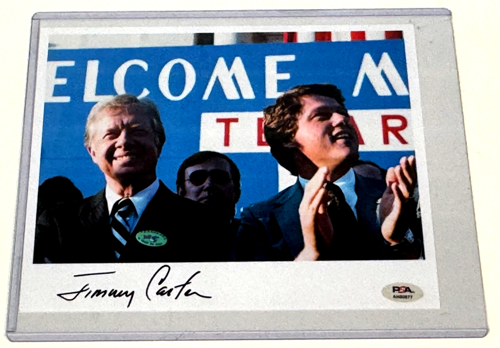 Jimmy Carter Signed Full Signature Photo (1980) PSA/DNA Authenticated Auto