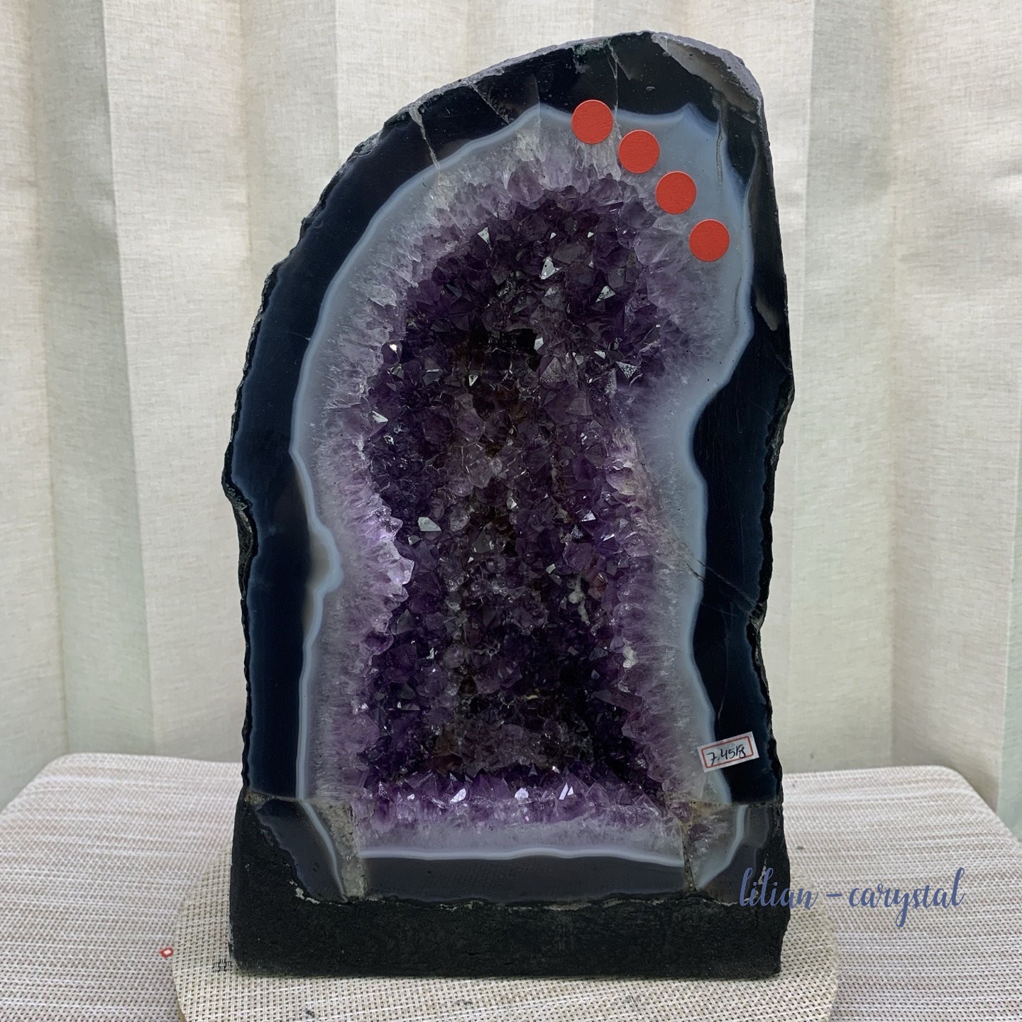 16LB Natural Amethyst Cathedral English Cluster Crystal Specimen Healing