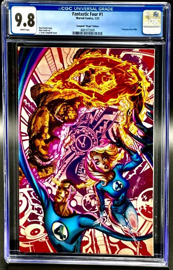 Fantastic Four #1 CGC 9.8 (2023) - Campbell Virgin Edition 1:100