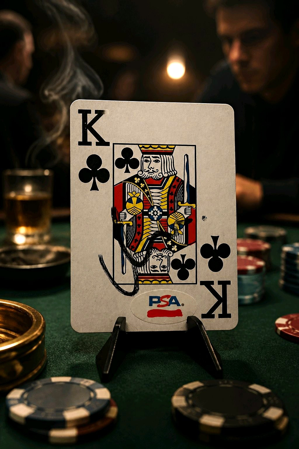 Matt Damon Ocean's Trilogy King of Spades Autographed Playing Card w/ COA