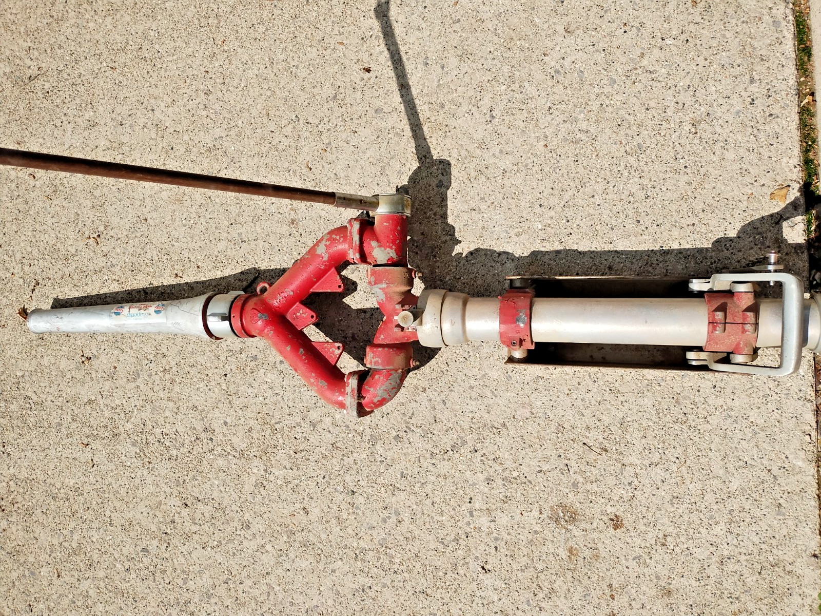 Elkhart Fire Fighters deck mount water cannon