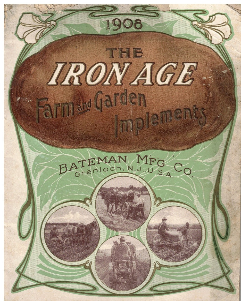 VTG 1908 THE IRON AGE FARM & GARDEN IMPLEMENTS CATALOG FERTILIZERS/CULTIVATORS+
