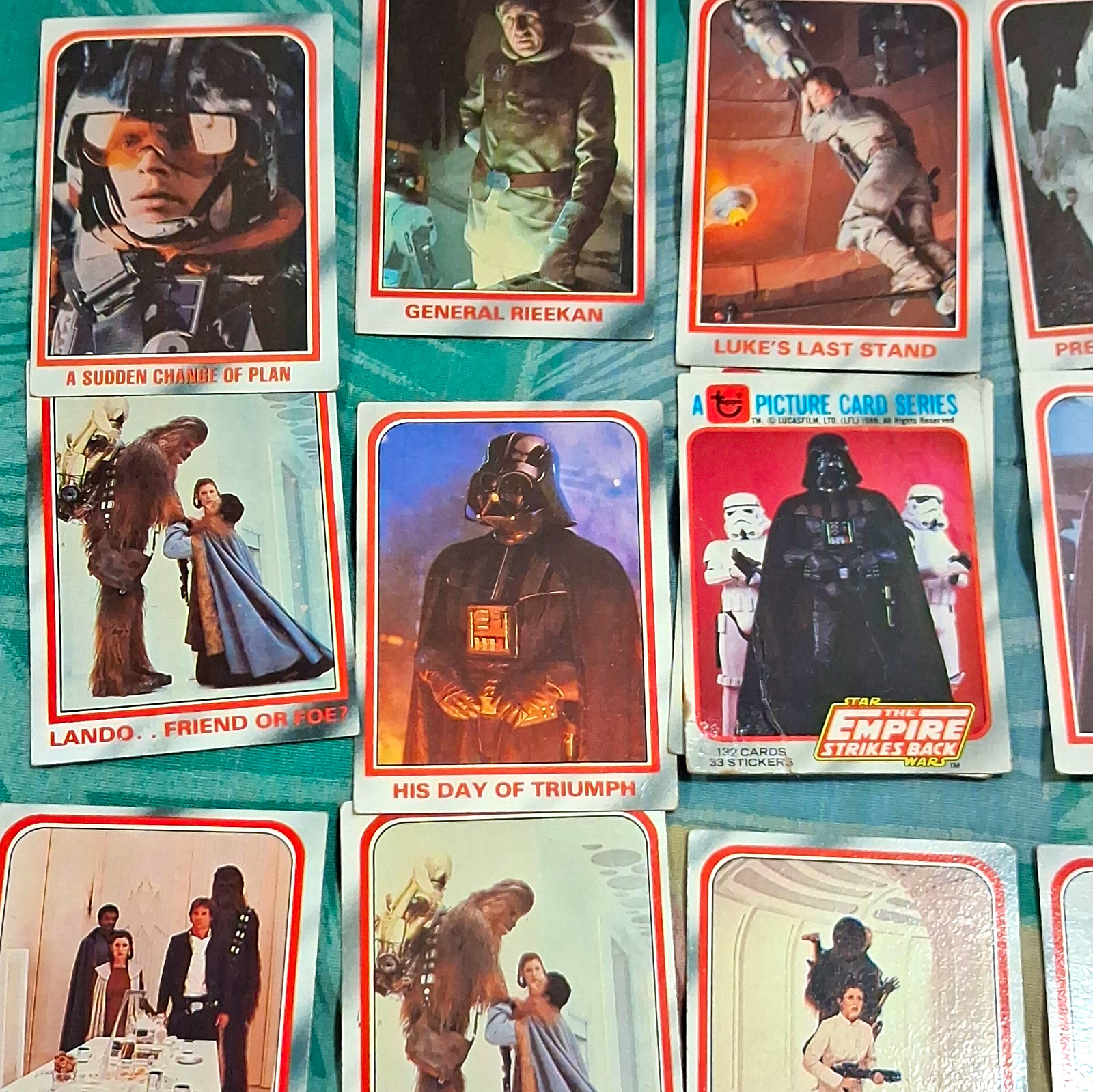 Vtg Topps 1980 Star Wars Empire Strikes Back Base Set  Card Trading Lot
