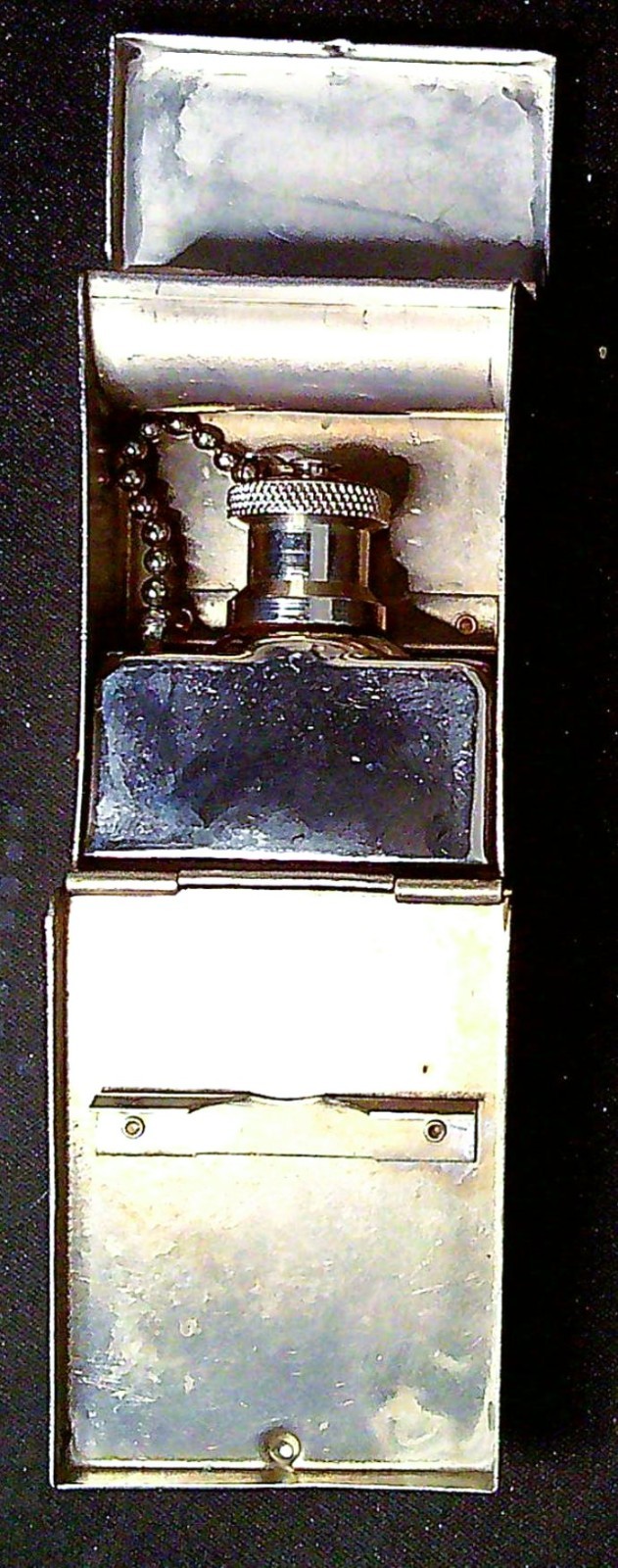 Vintage M.D. Pioneer Brass Lighter–William E. Davies W. VA. Cave Survey Gear
