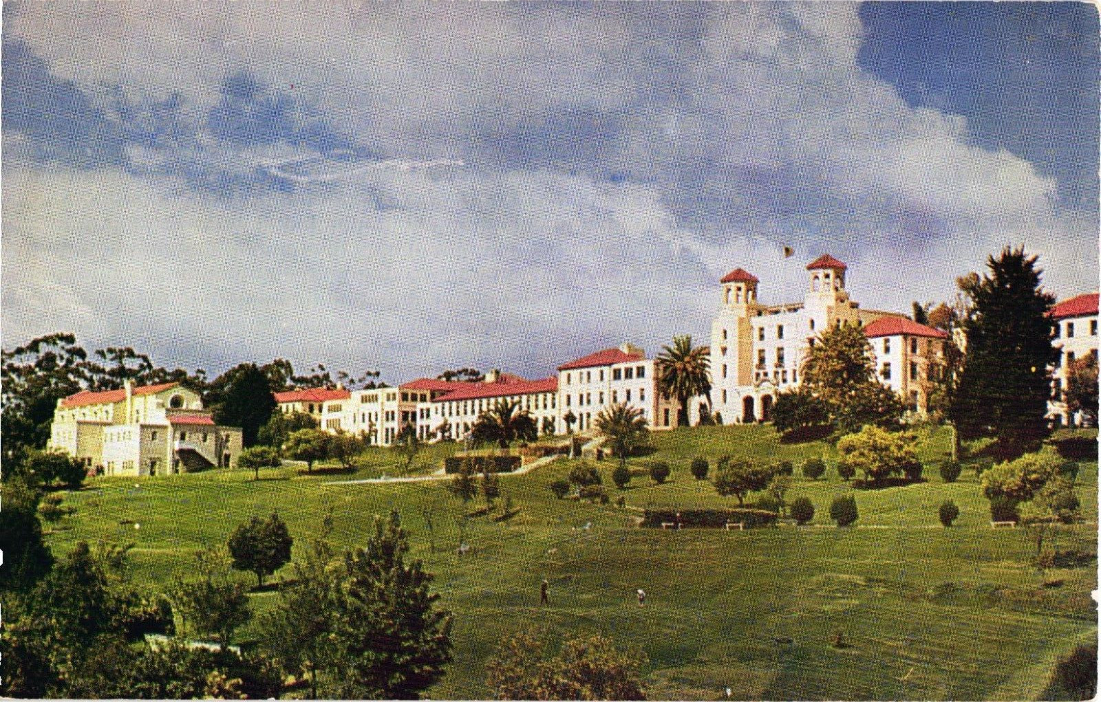 Postcard The United States Naval Hospital, Balboa Park, San Diego, California