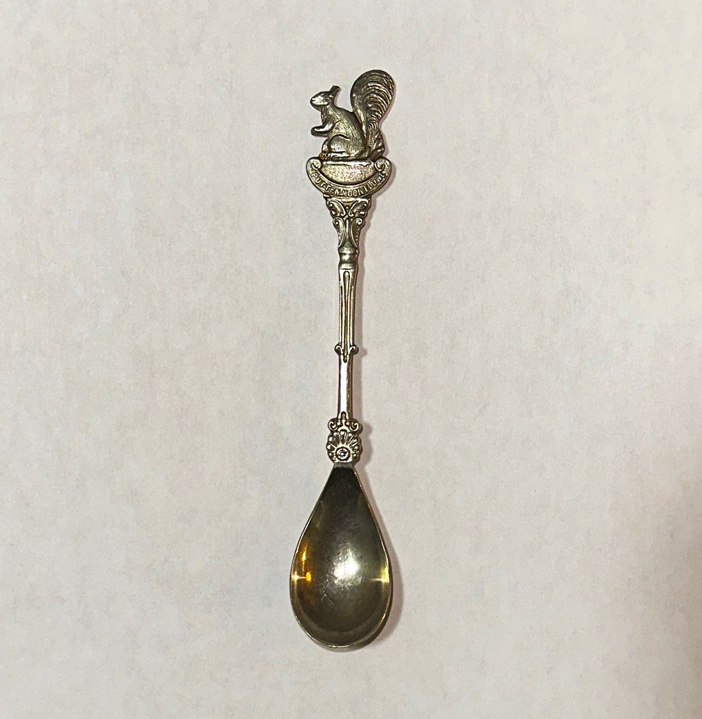 Vintage Dutch Putten Veluwe Squirrel Souvenir Spoon 12cm Collectible