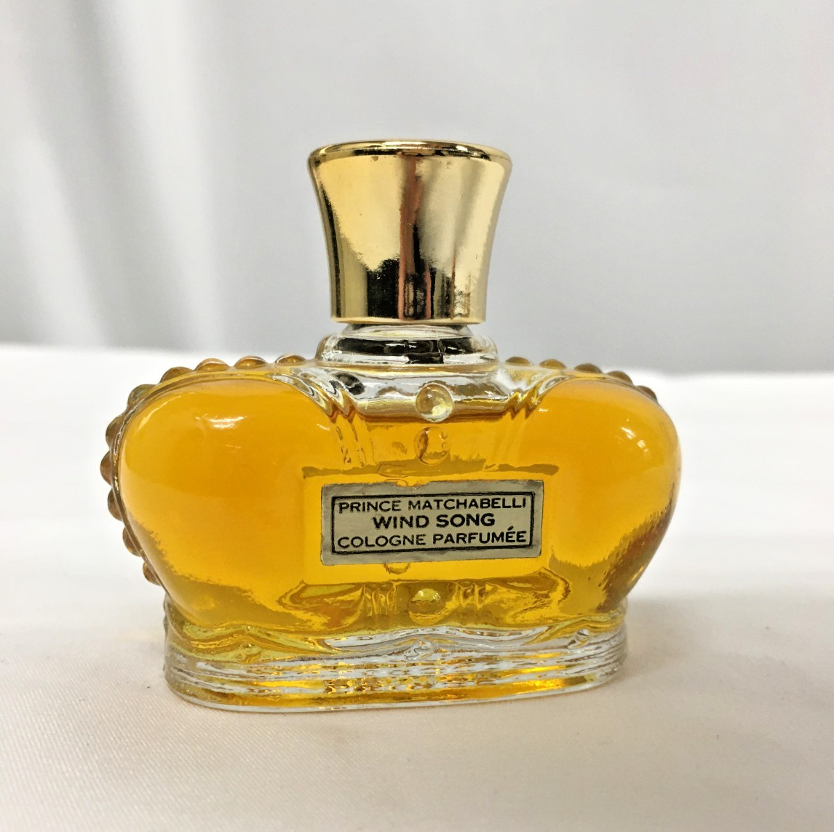Vintage Prince Matchabelli Wind Song Cologne Perfume Crown Bottle 1oz Vintage Prince Matchabelli Wind Song Cologne Perfume Crown Bottle 1oz