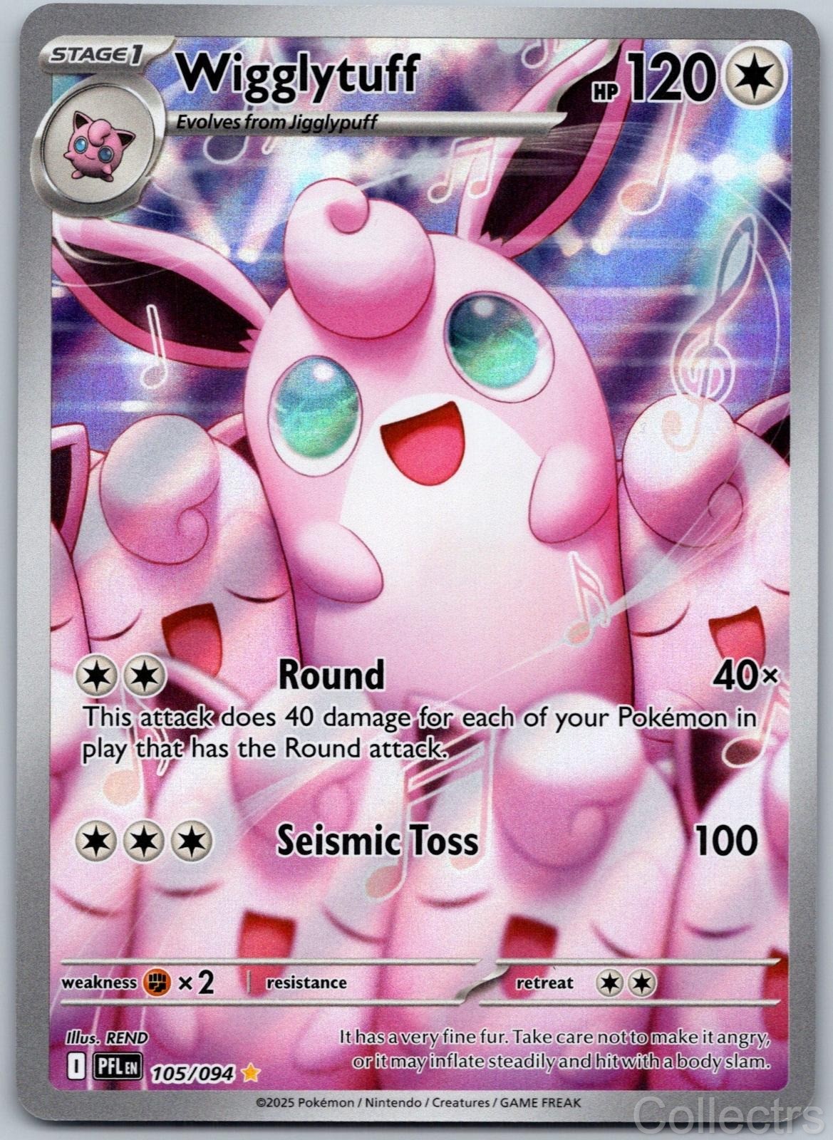 WIGGLYTUFF 105/094 PHANTASMAL FLAMES NM/M