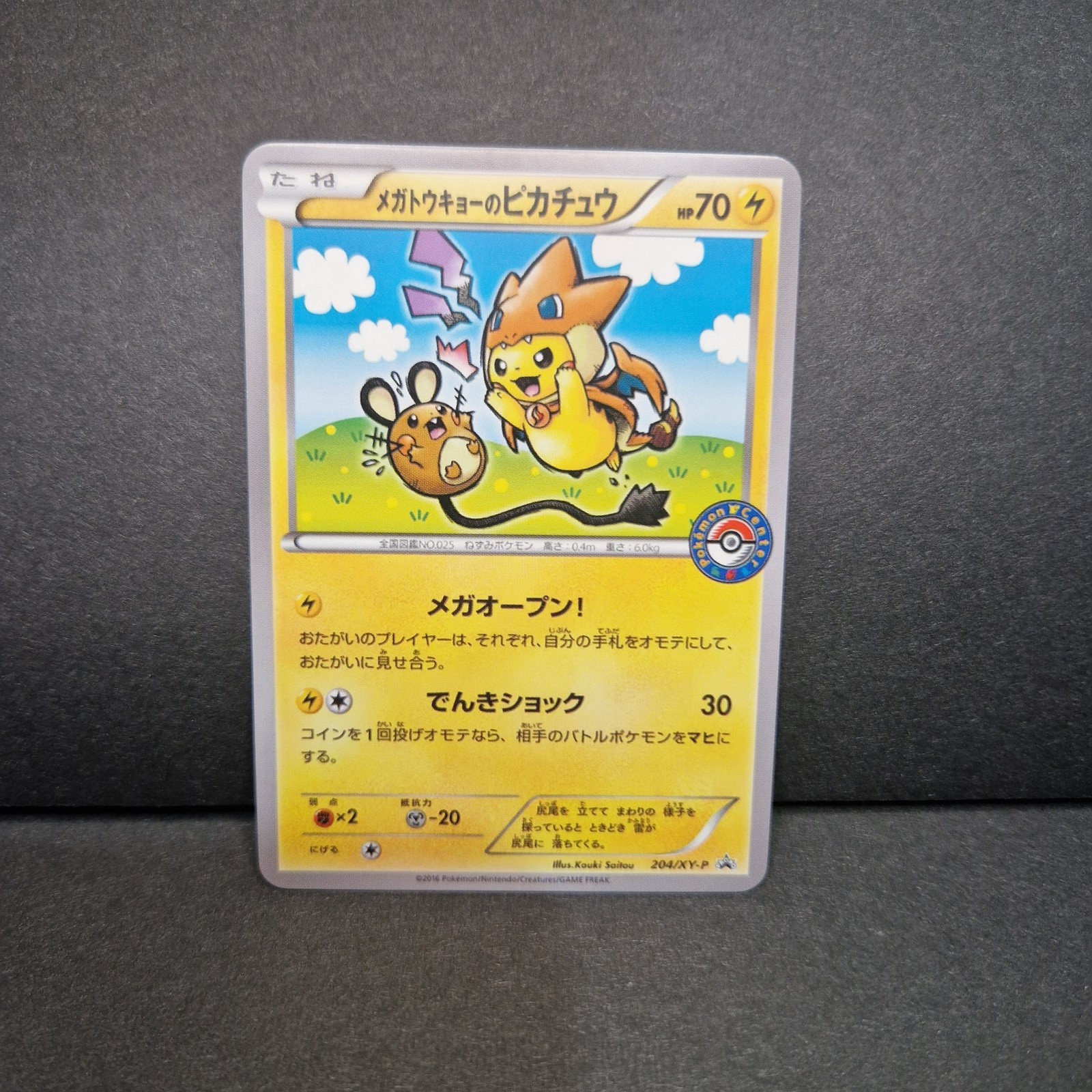 Pokemon Mega Tokyo Pikachu Dedenne Scene Custom Art Card