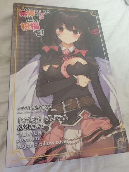 Konosuba Yunyun Official Premium Pillow Cover 160×50cm Kadokawa japan anime