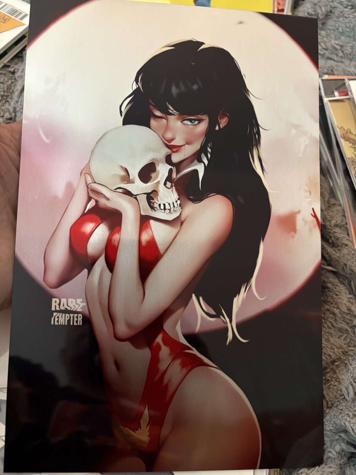 VAMPIRELLA #671 RARE TEMPER METAL NYCC 2024 EXCLUSIVE LIMITED TO 70 NM
