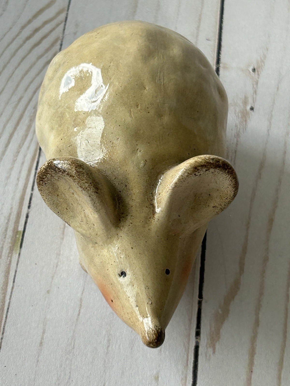 Vintage Ceramic Stoneware Mouse From England - #614