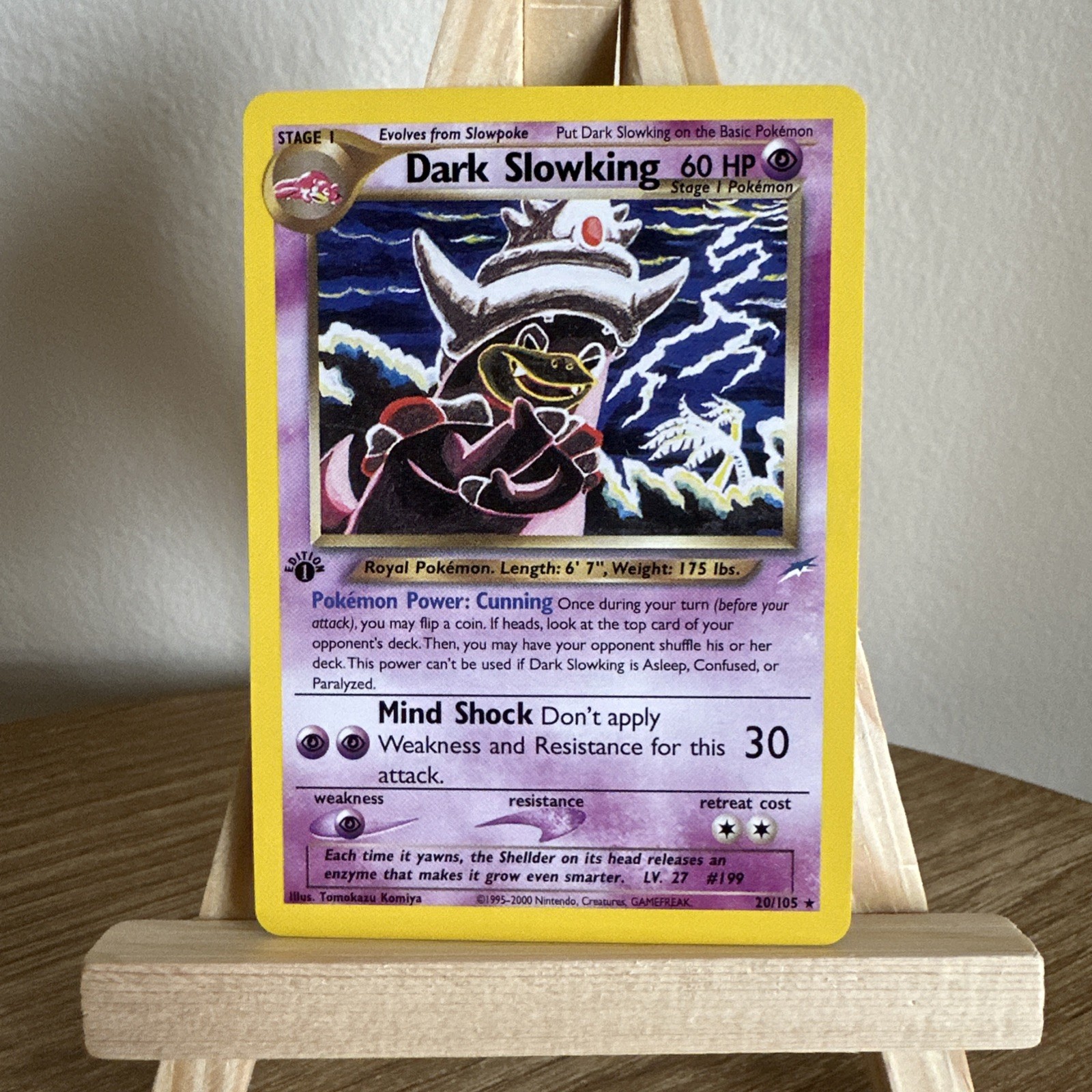 Pokemon Dark Slowking 20/105 Neo Destiny 1st Edition 2002 English Rare EX