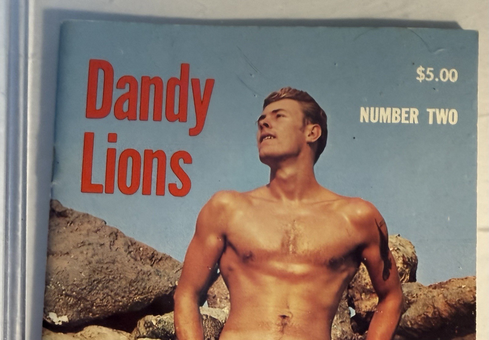 DANDY LIONS #2 1968 VINTAGE PHYSIQUE PHOTOGRAPHY ART MAGAZINE GAY INTERST HOTT