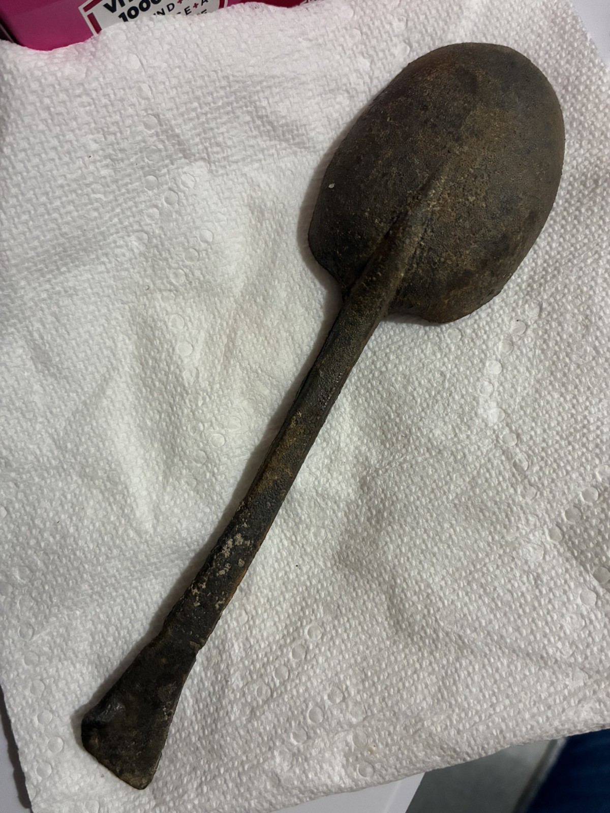 Authentic 18th C. Dug Pewter Rat-Tail Spoon – Rev War & War of 1812 Site