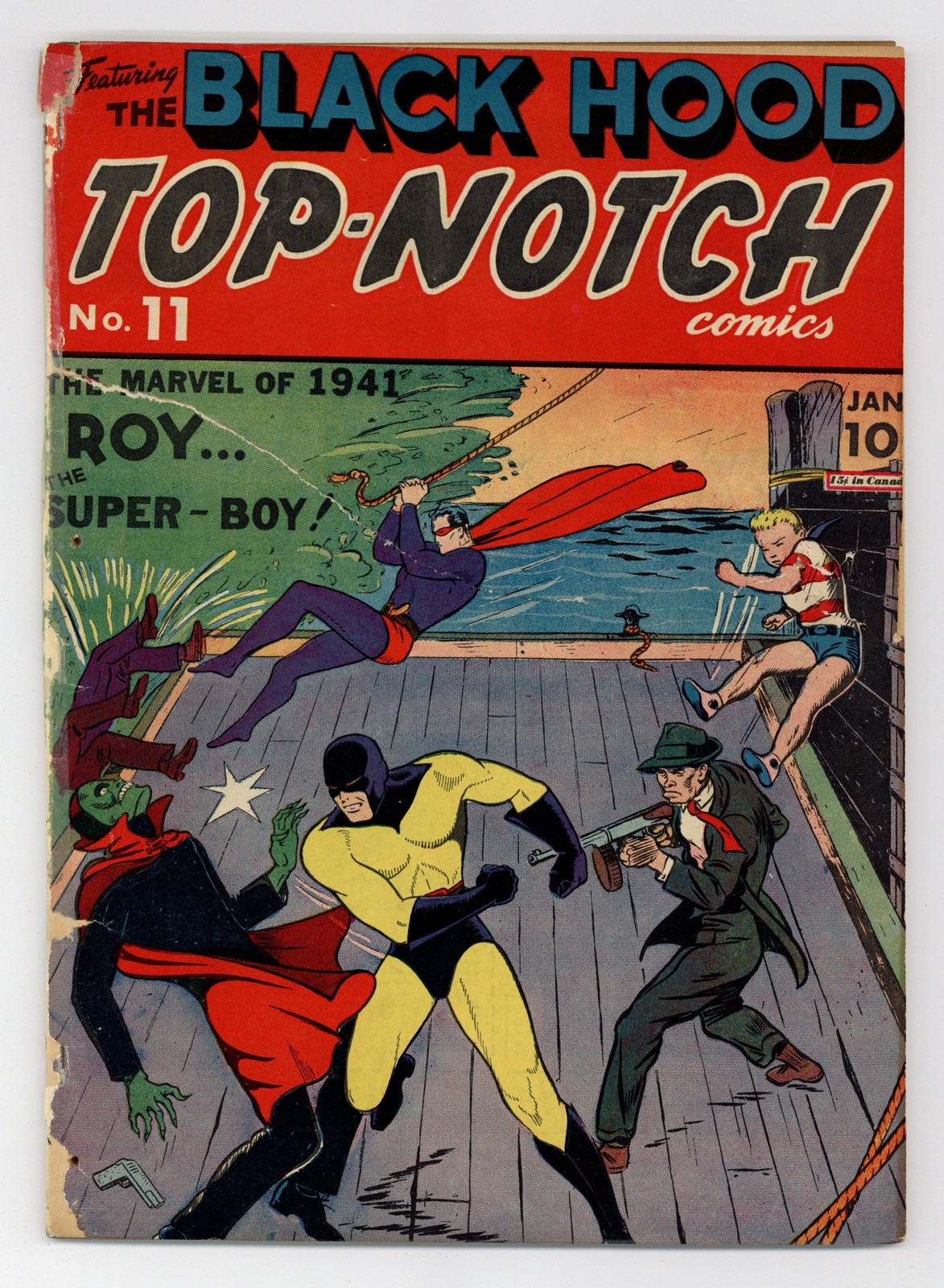 Top-Notch Comics #11 FR 1.0 TRIMMED 1941