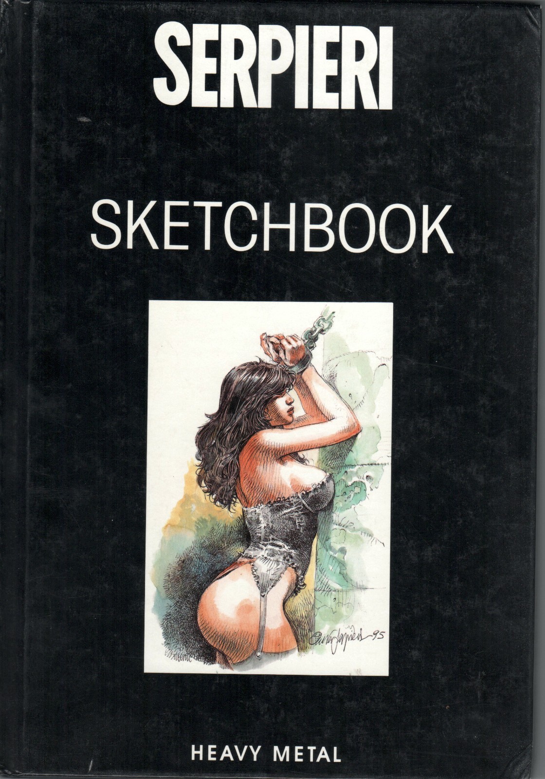 Serpieri Sketch Book, by Paulo Serpieri, hardcover, 2001.