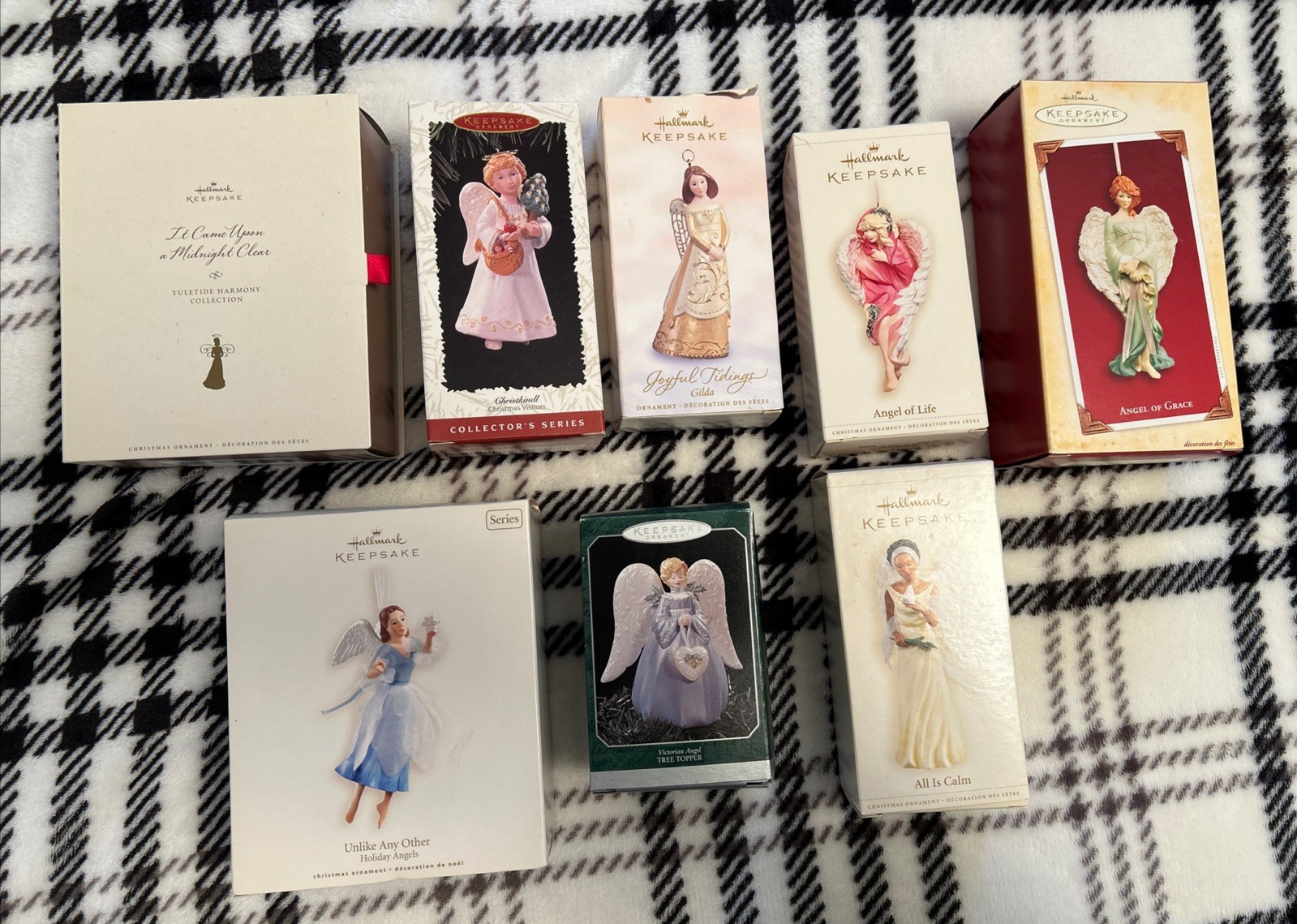 Lot of 8 Vintage Hallmark Ornaments **LOOK**
