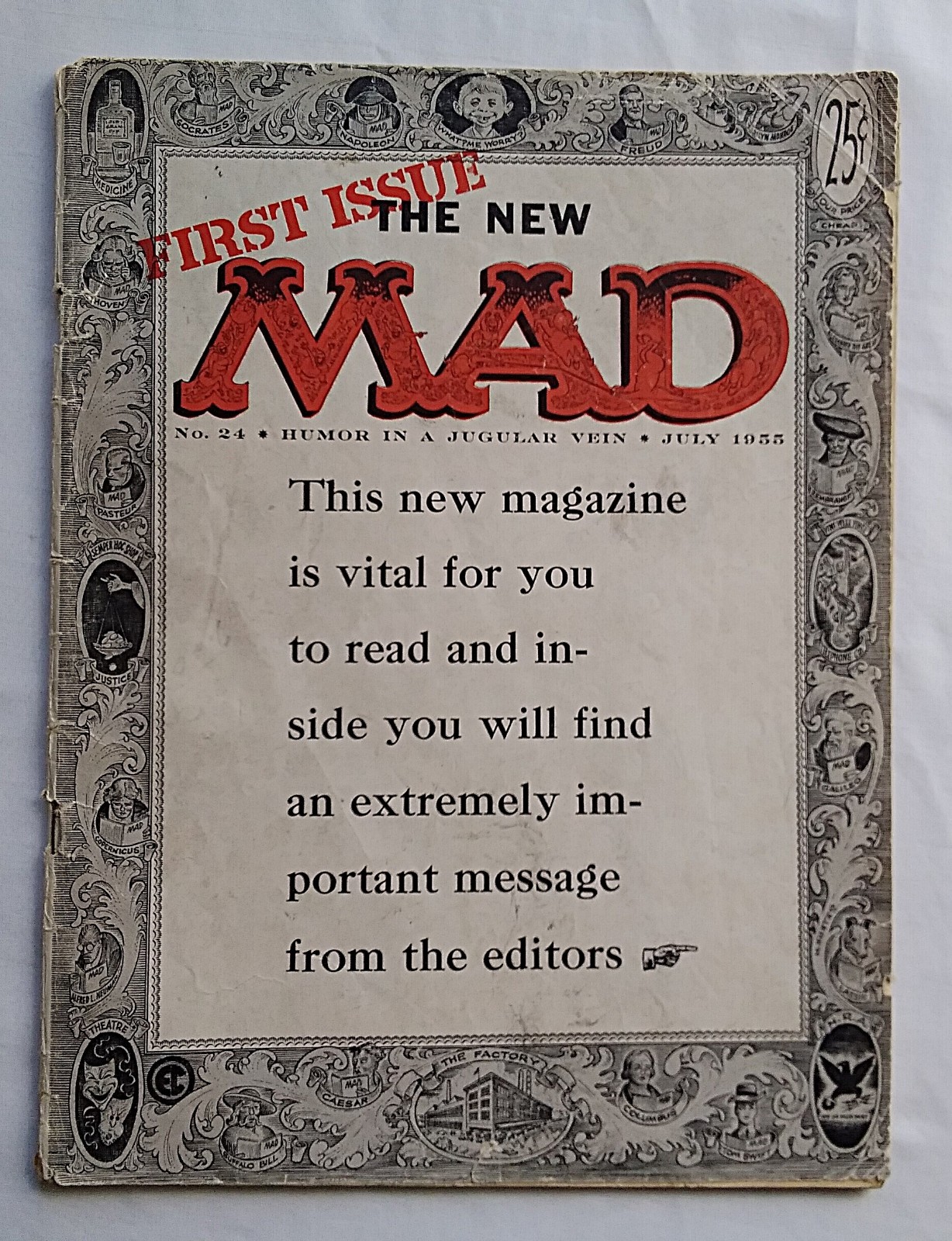 Mad Magazine  - Volume 1 No 24 July 1955 The New Mad