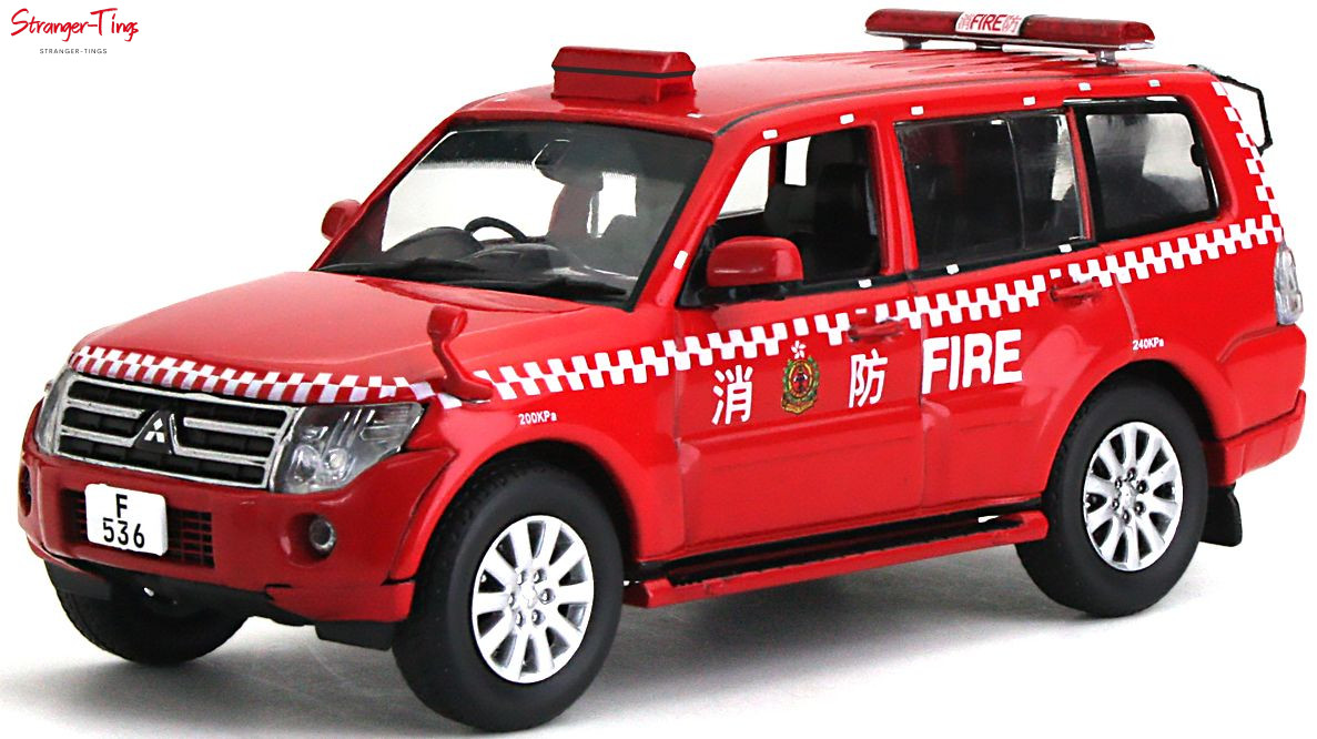 Vitesse Mitsubishi Pajero Hong Kong Fire Dept (Limited Edition 399pcs) 1:43