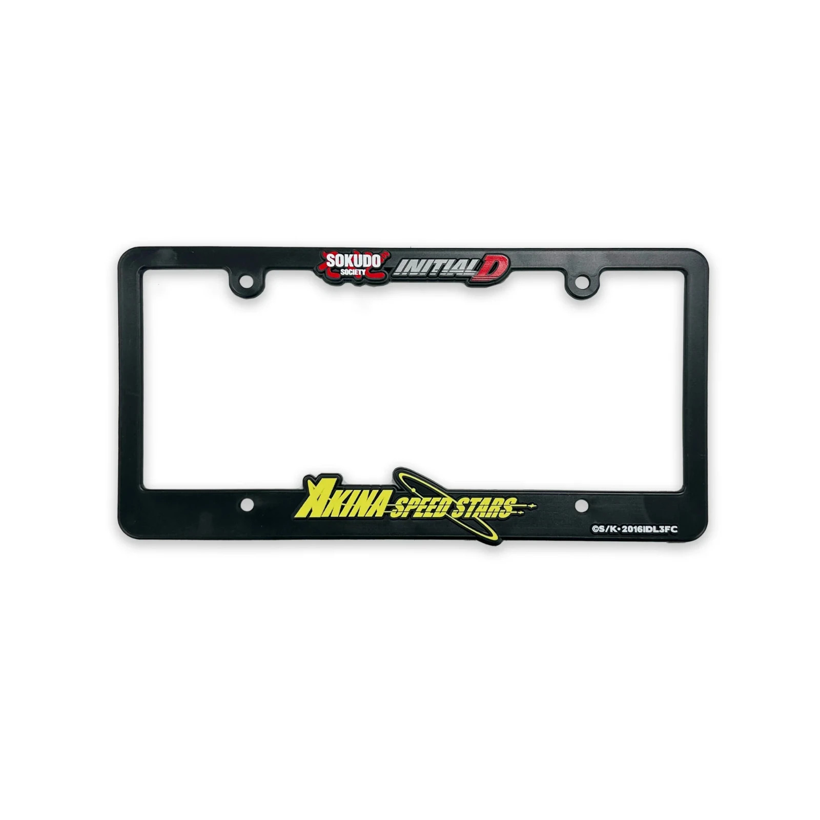 Sokudo Society Official Initial Akina Speed Stars License Plate Frame New