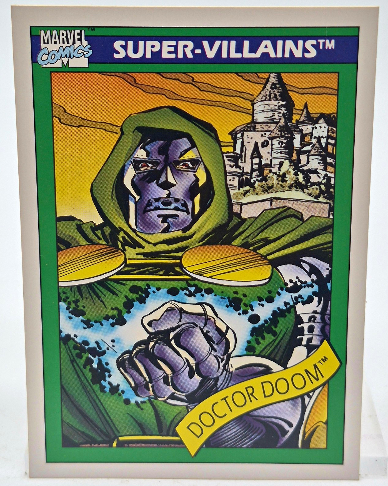 Impel 1990 Marvel Comics Super-Villains Doctor Doom Base Set Card #60